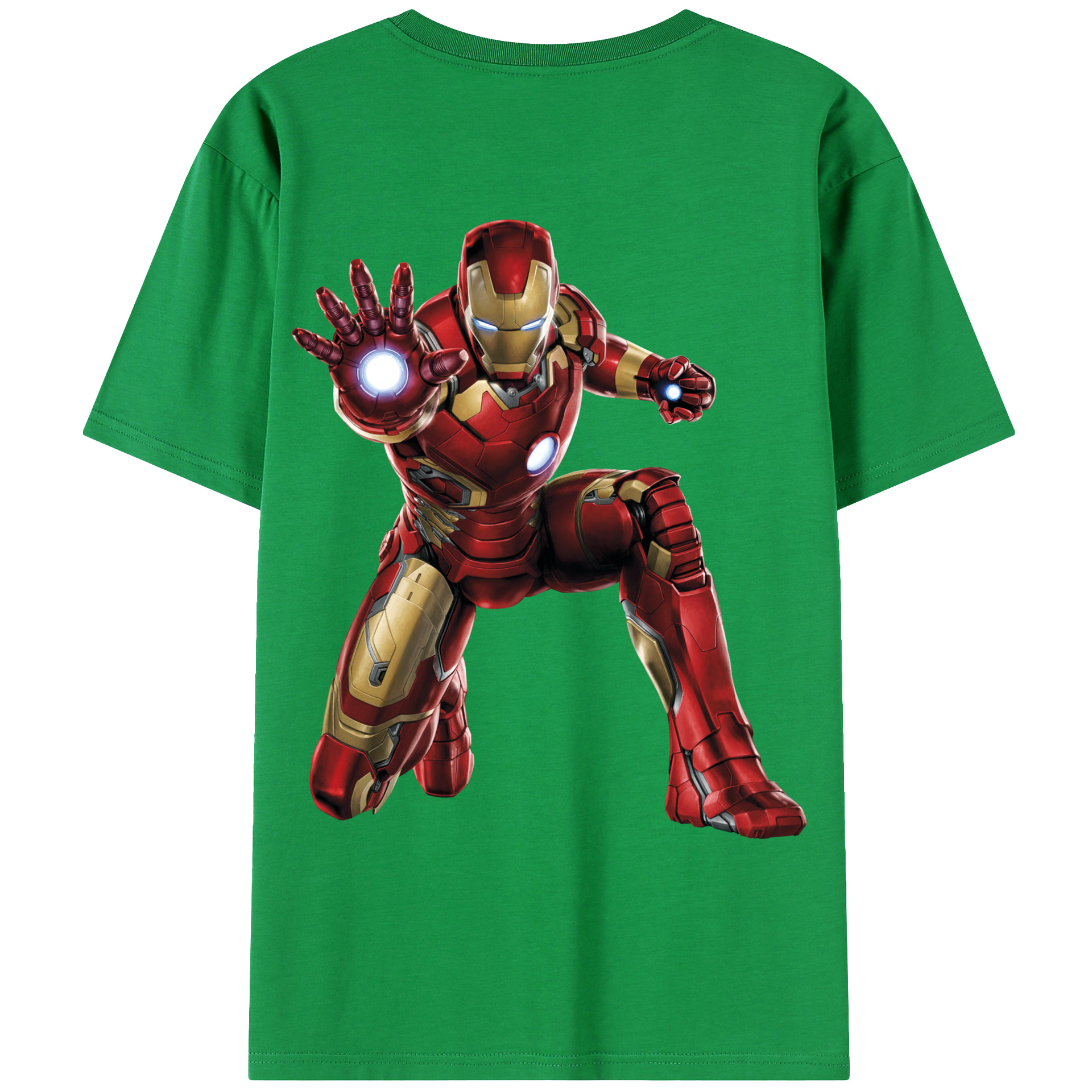 （画像用） アベンジャーズ The Avengers 綿100％ メンズ半袖Tシャツ（バックプリント） 通気性