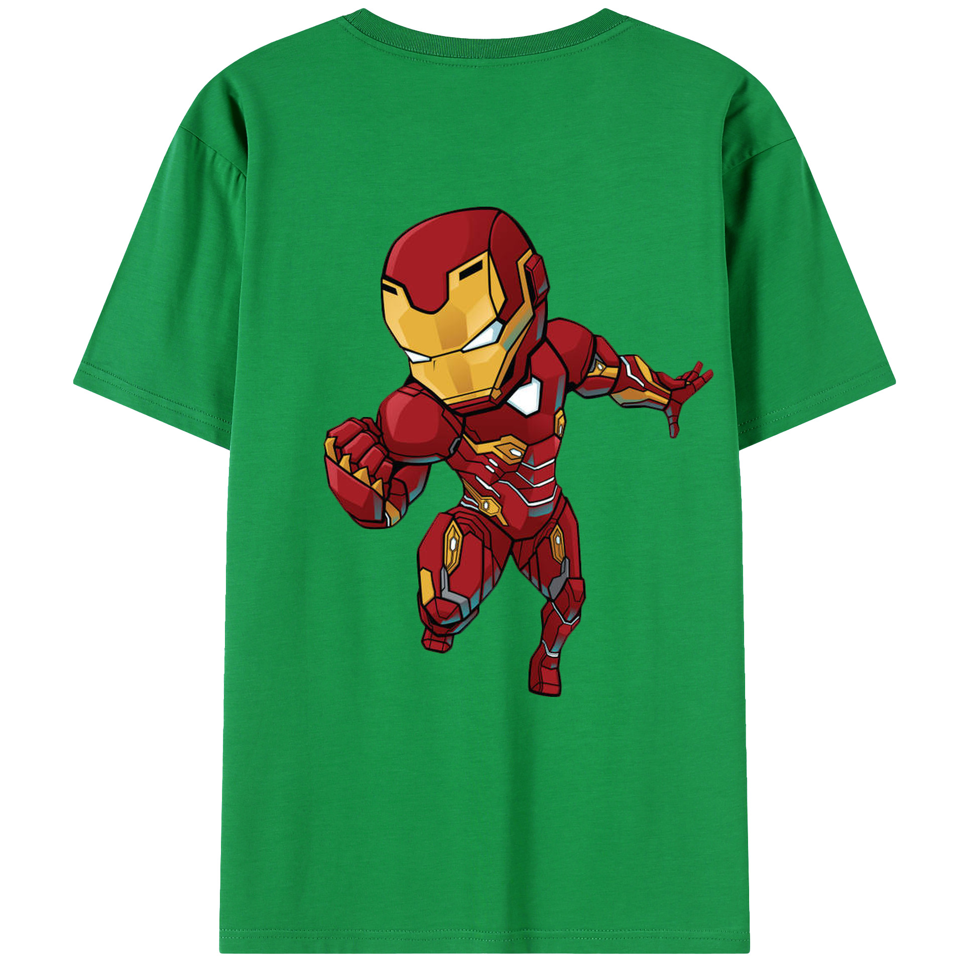 （画像用） アベンジャーズ The Avengers 綿100％ メンズ半袖Tシャツ（バックプリント） 通気性