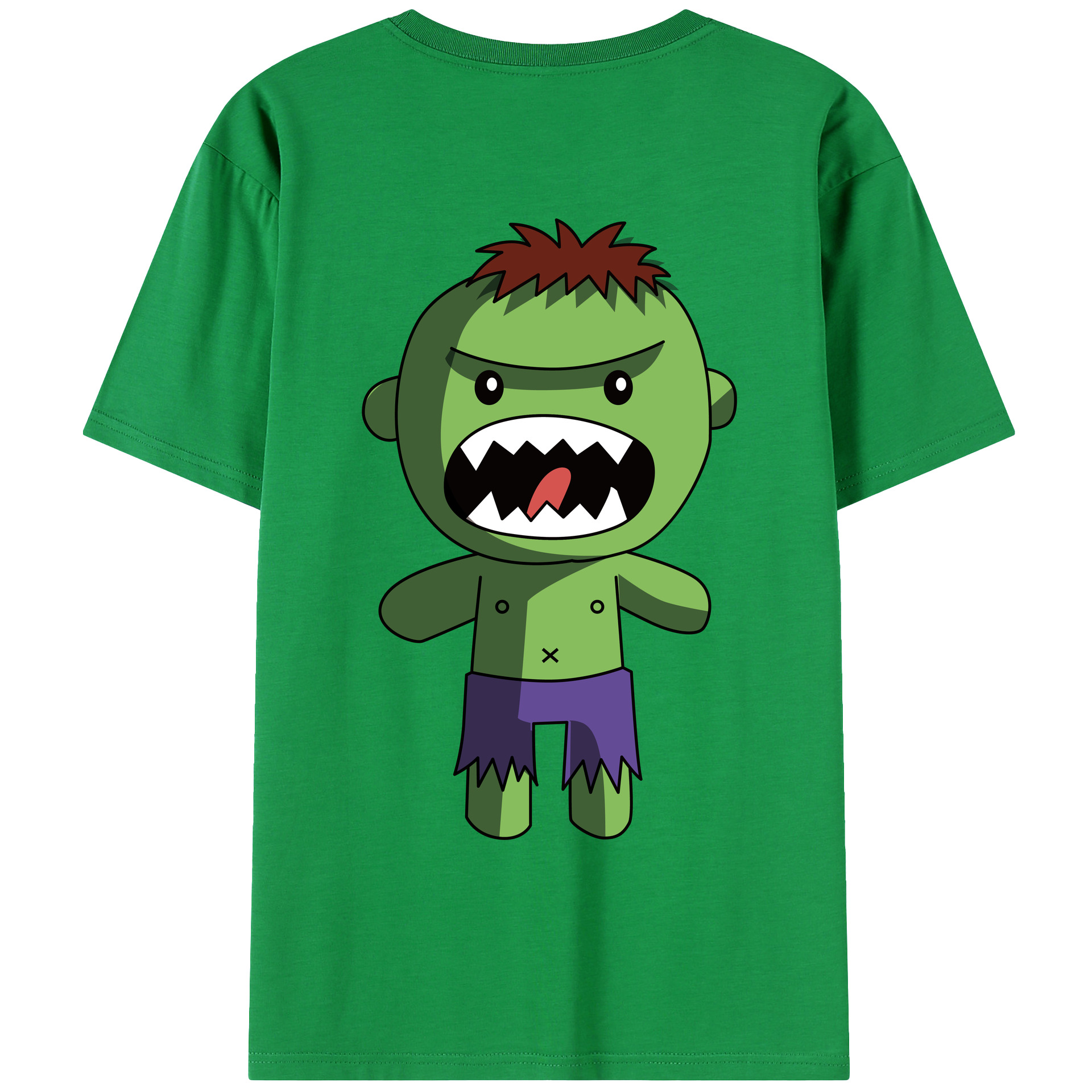（画像用） アベンジャーズ The Avengers 綿100％ メンズ半袖Tシャツ（バックプリント） 通気性
