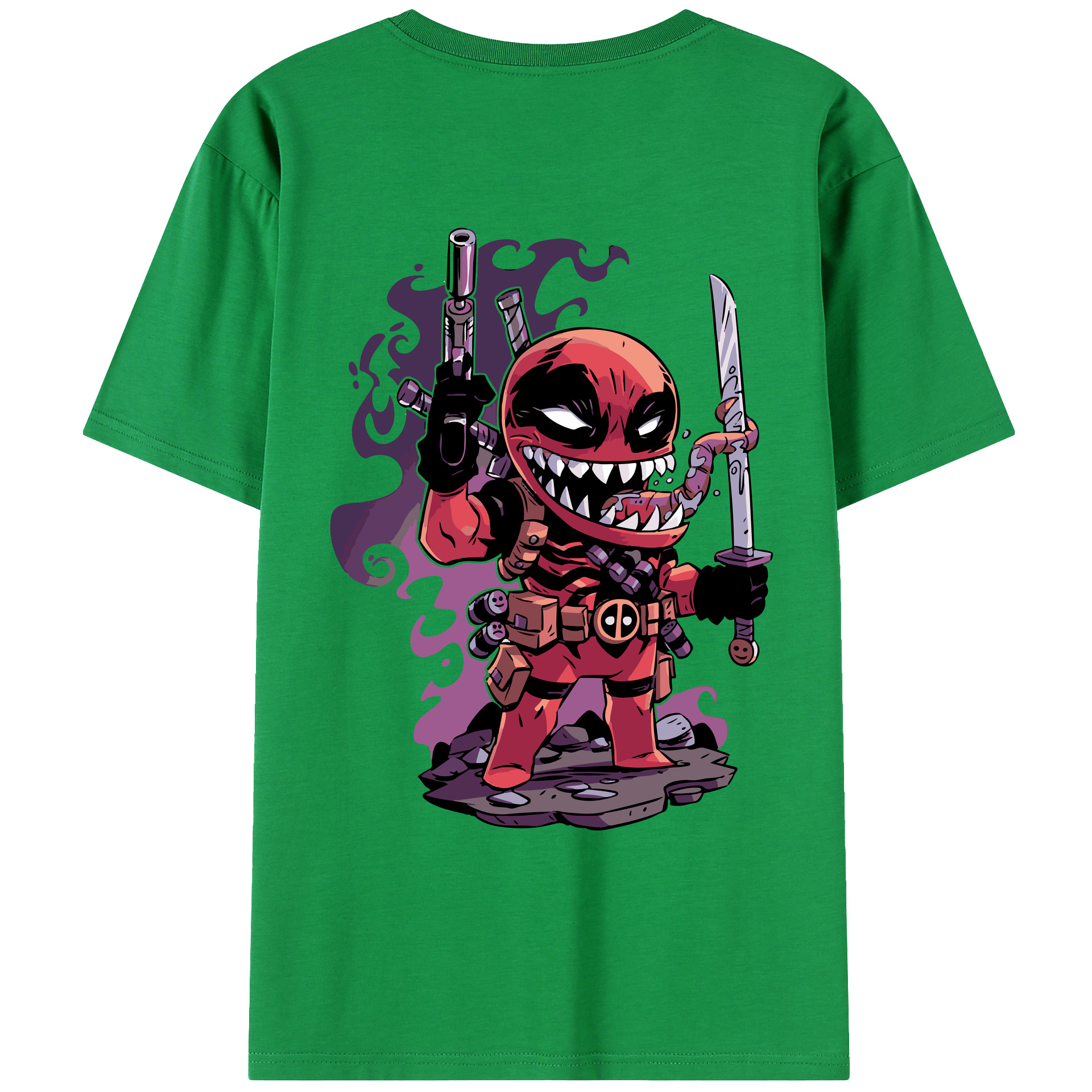 （画像用） アベンジャーズ The Avengers 綿100％ メンズ半袖Tシャツ（バックプリント） 通気性