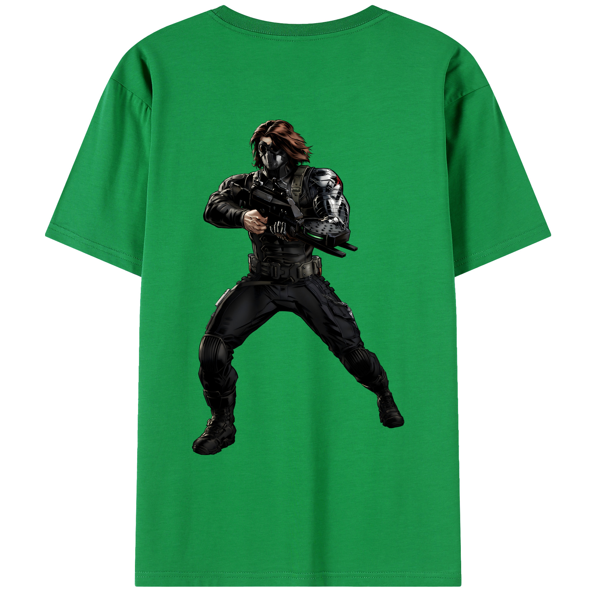 （画像用） アベンジャーズ The Avengers 綿100％ メンズ半袖Tシャツ（バックプリント） 通気性