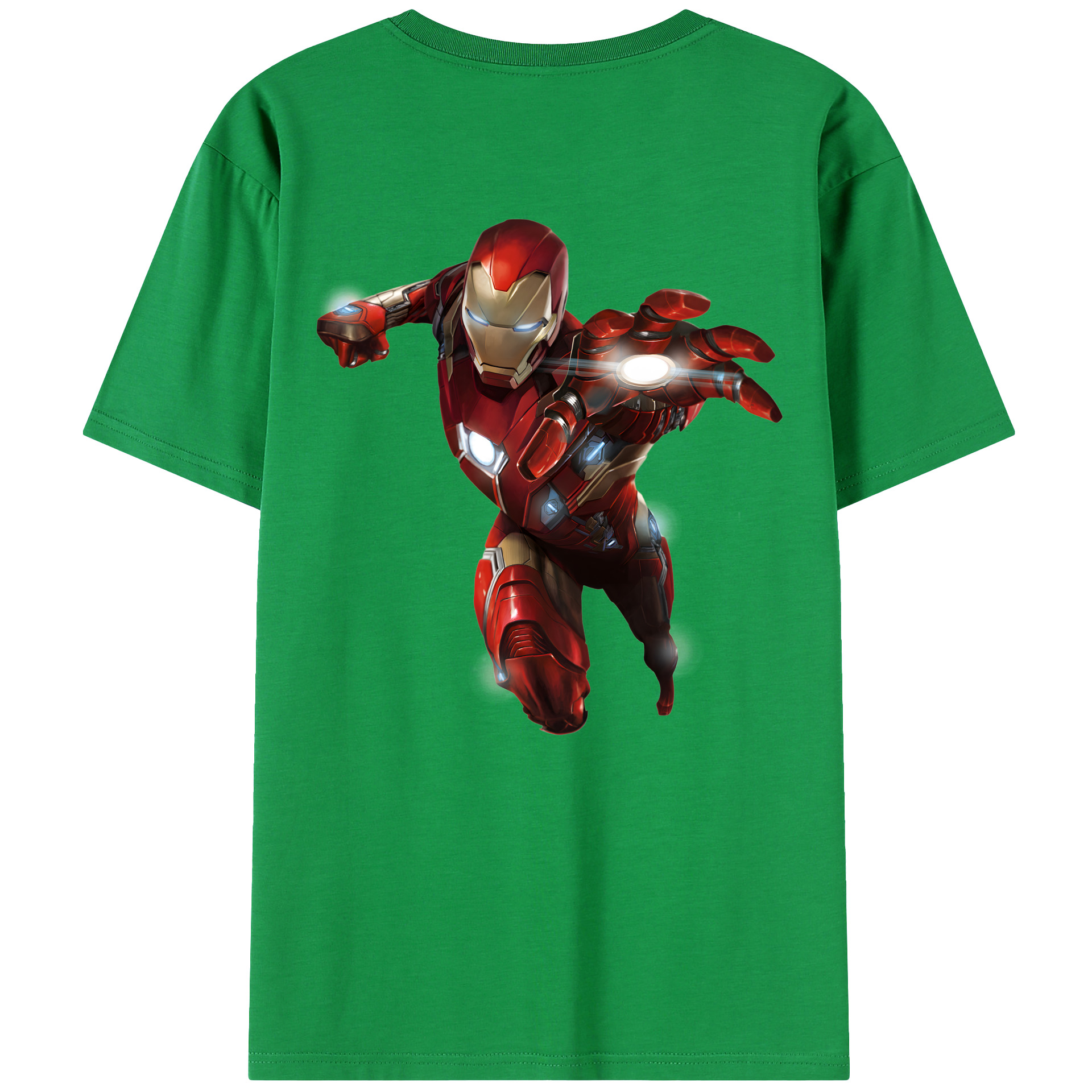 （画像用） アベンジャーズ The Avengers 綿100％ メンズ半袖Tシャツ（バックプリント） 通気性