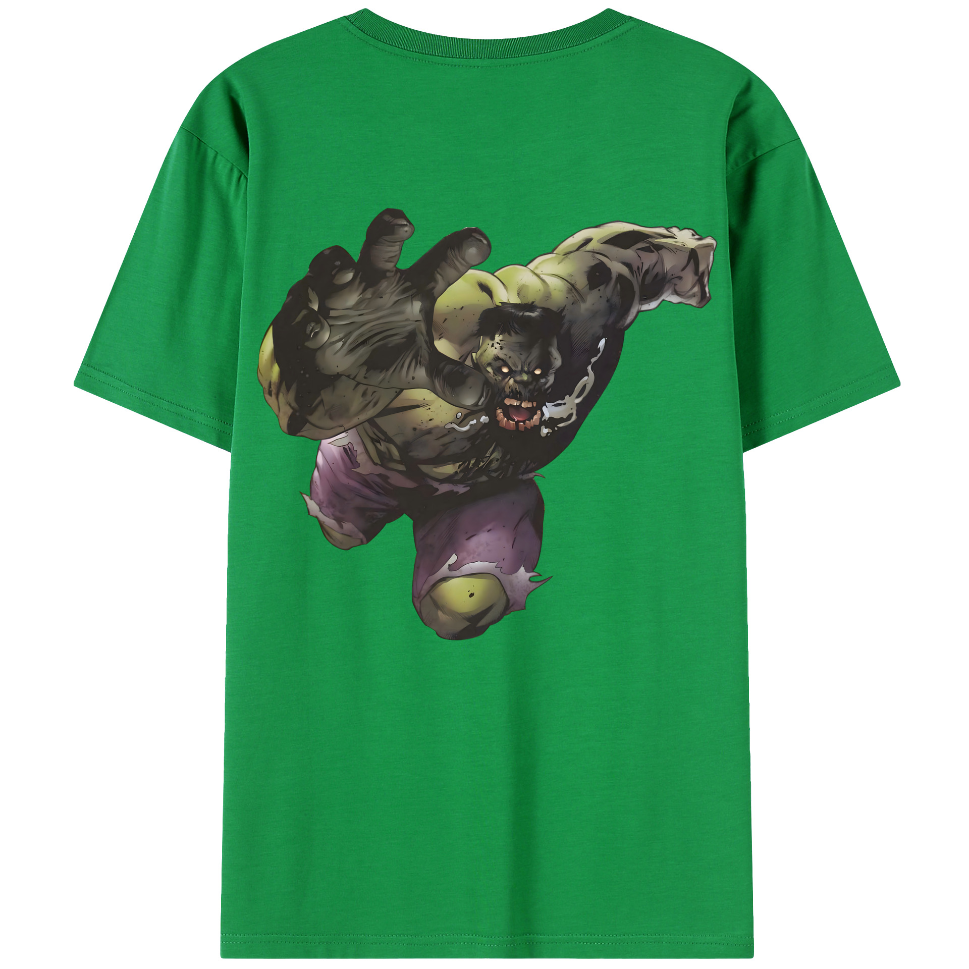 （画像用） アベンジャーズ The Avengers 綿100％ メンズ半袖Tシャツ（バックプリント） 通気性