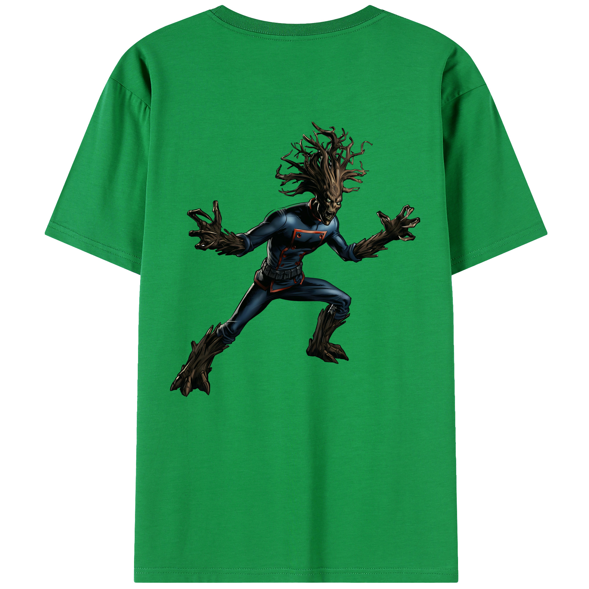 （画像用） アベンジャーズ The Avengers 綿100％ メンズ半袖Tシャツ（バックプリント） 通気性