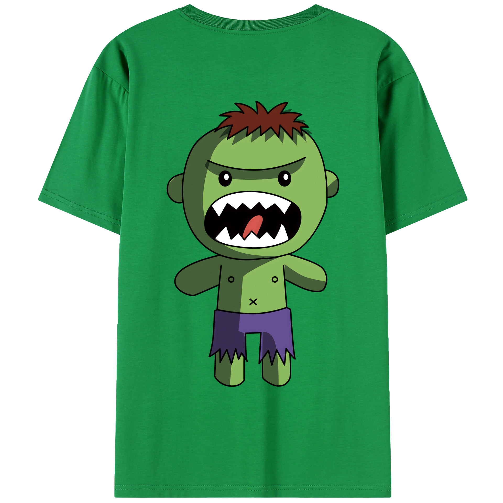 （画像用） アベンジャーズ The Avengers 綿100％ メンズ半袖Tシャツ（バックプリント） 通気性