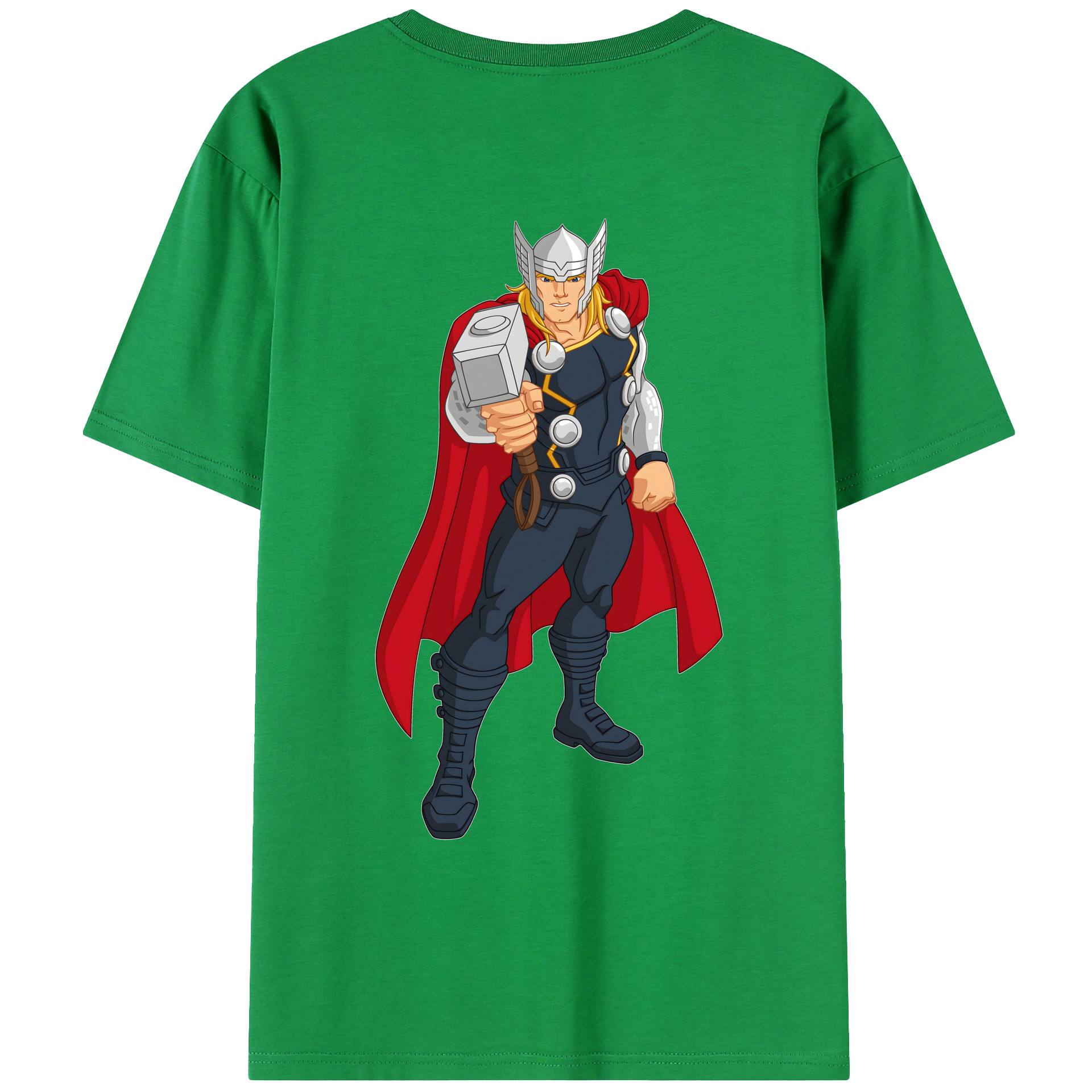 （画像用） アベンジャーズ The Avengers 綿100％ メンズ半袖Tシャツ（バックプリント） 通気性