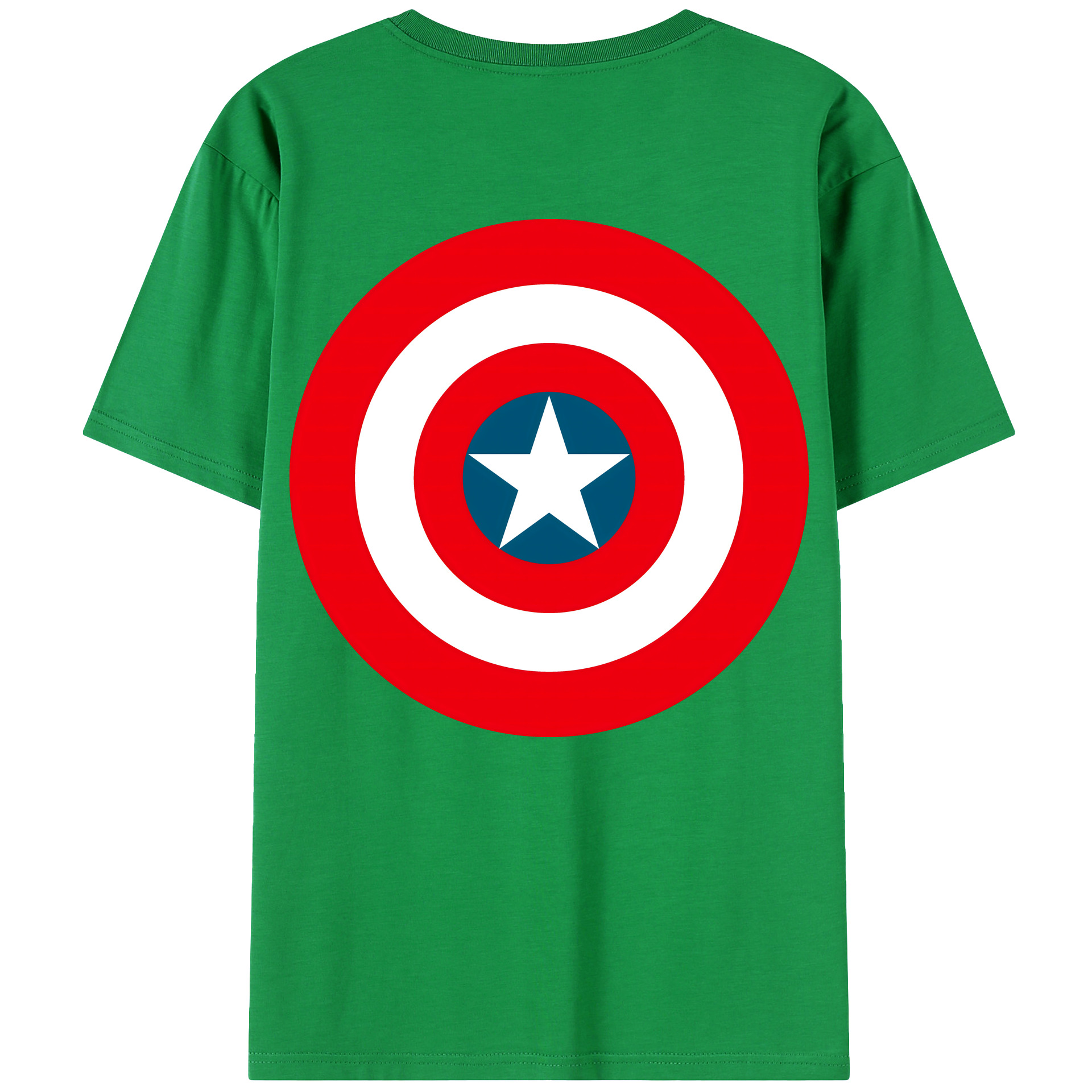 （画像用） アベンジャーズ The Avengers 綿100％ メンズ半袖Tシャツ（バックプリント） 通気性