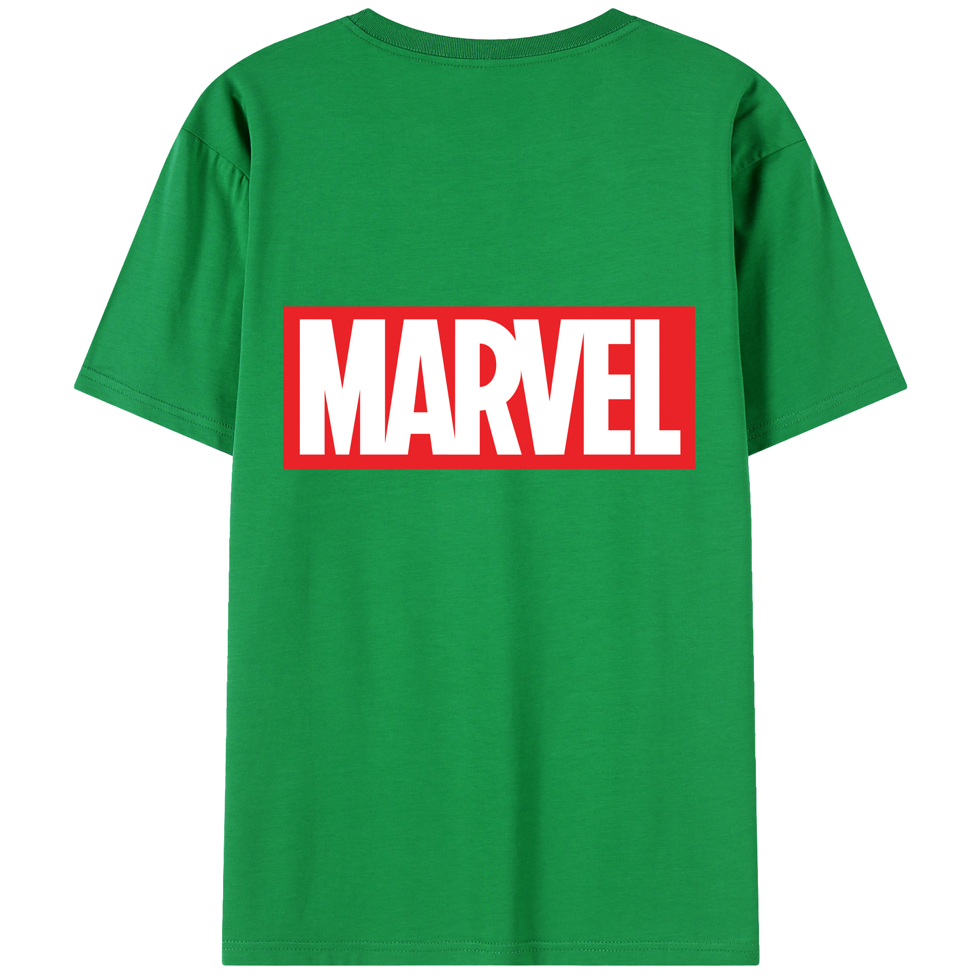（画像用） アベンジャーズ The Avengers 綿100％ メンズ半袖Tシャツ（バックプリント） 通気性