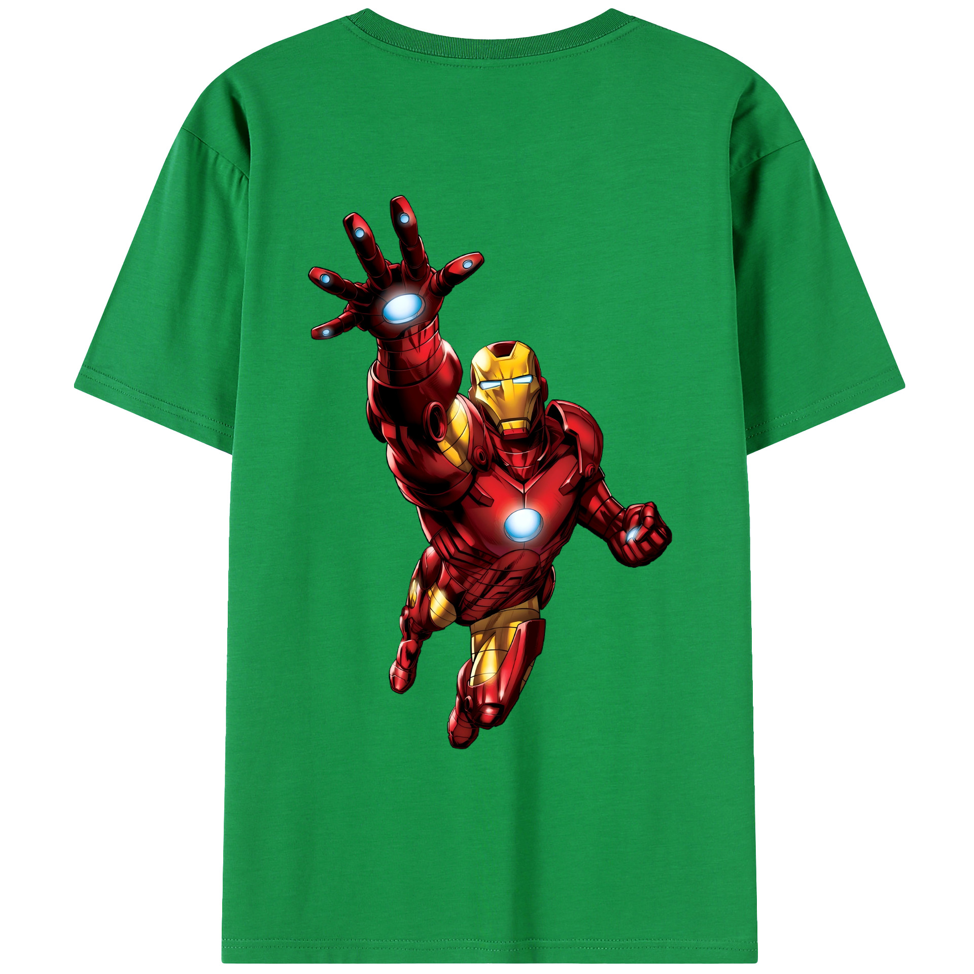 （画像用） アベンジャーズ The Avengers 綿100％ メンズ半袖Tシャツ（バックプリント） 通気性