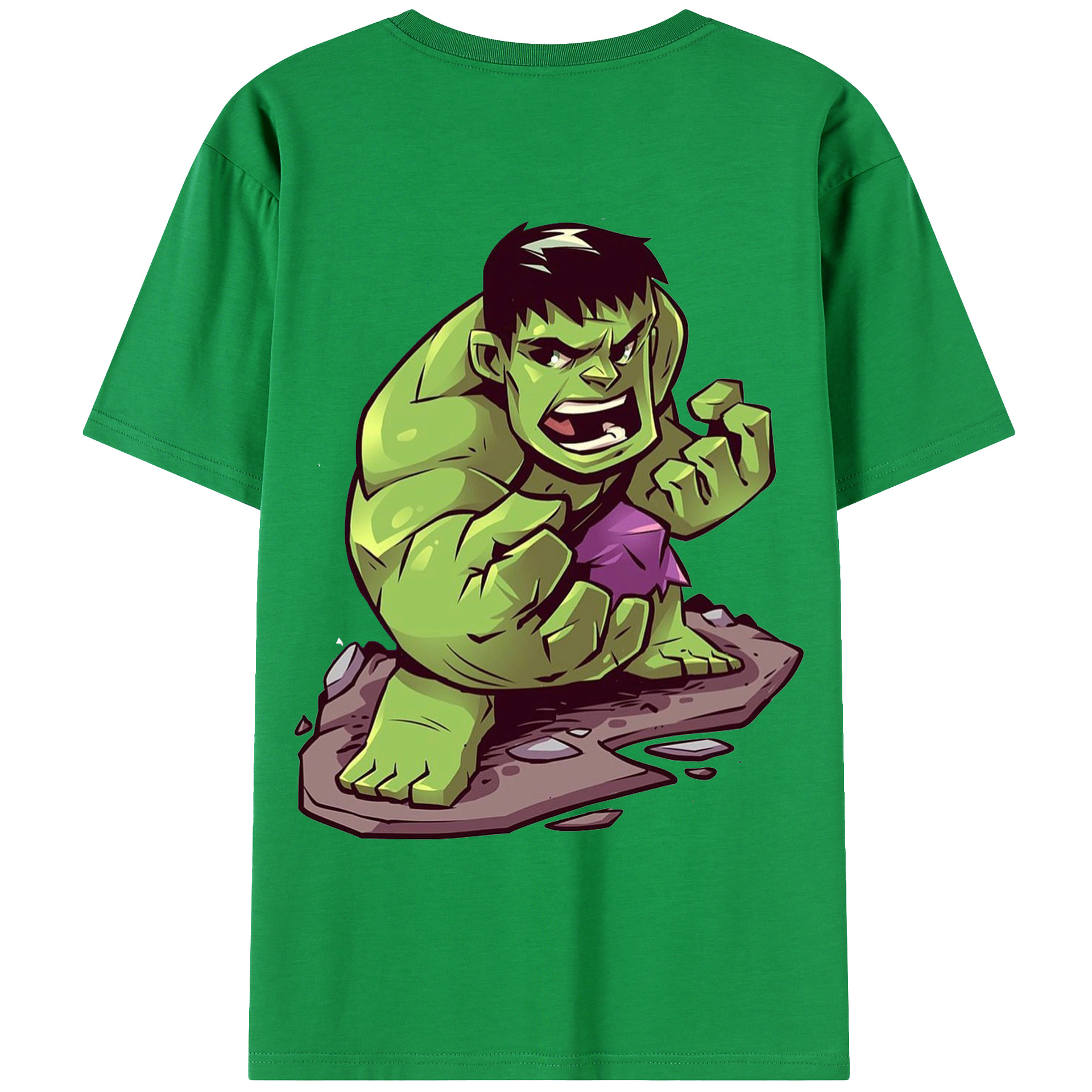 （画像用） アベンジャーズ The Avengers 綿100％ メンズ半袖Tシャツ（バックプリント） 通気性