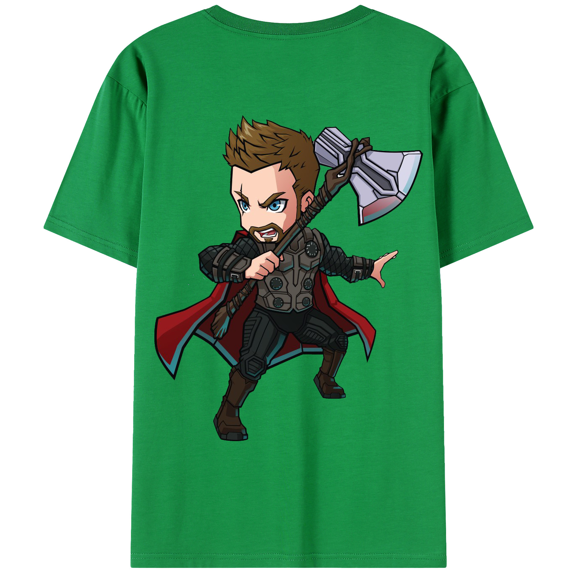 （画像用） アベンジャーズ The Avengers 綿100％ メンズ半袖Tシャツ（バックプリント） 通気性