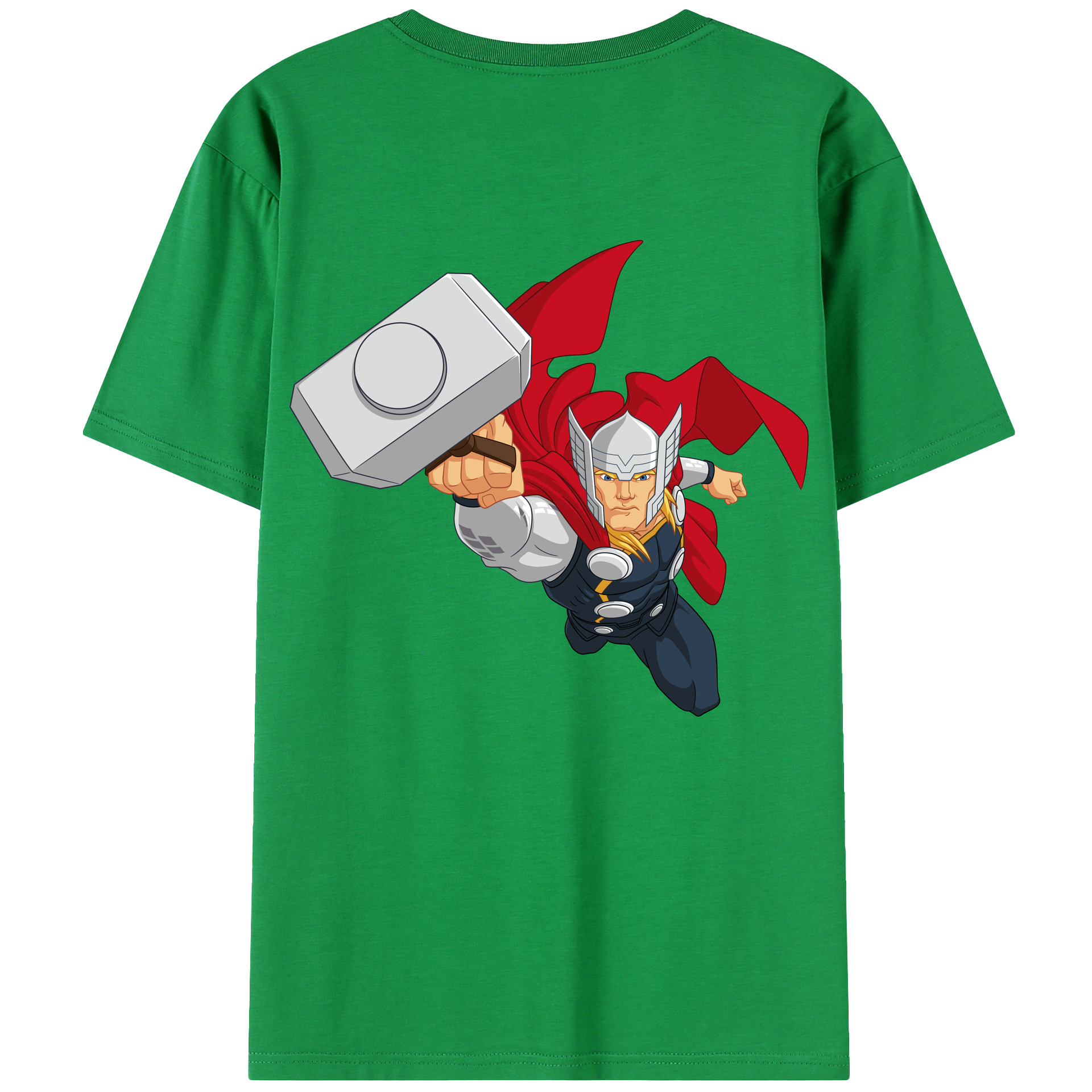 （画像用） アベンジャーズ The Avengers 綿100％ メンズ半袖Tシャツ（バックプリント） 通気性