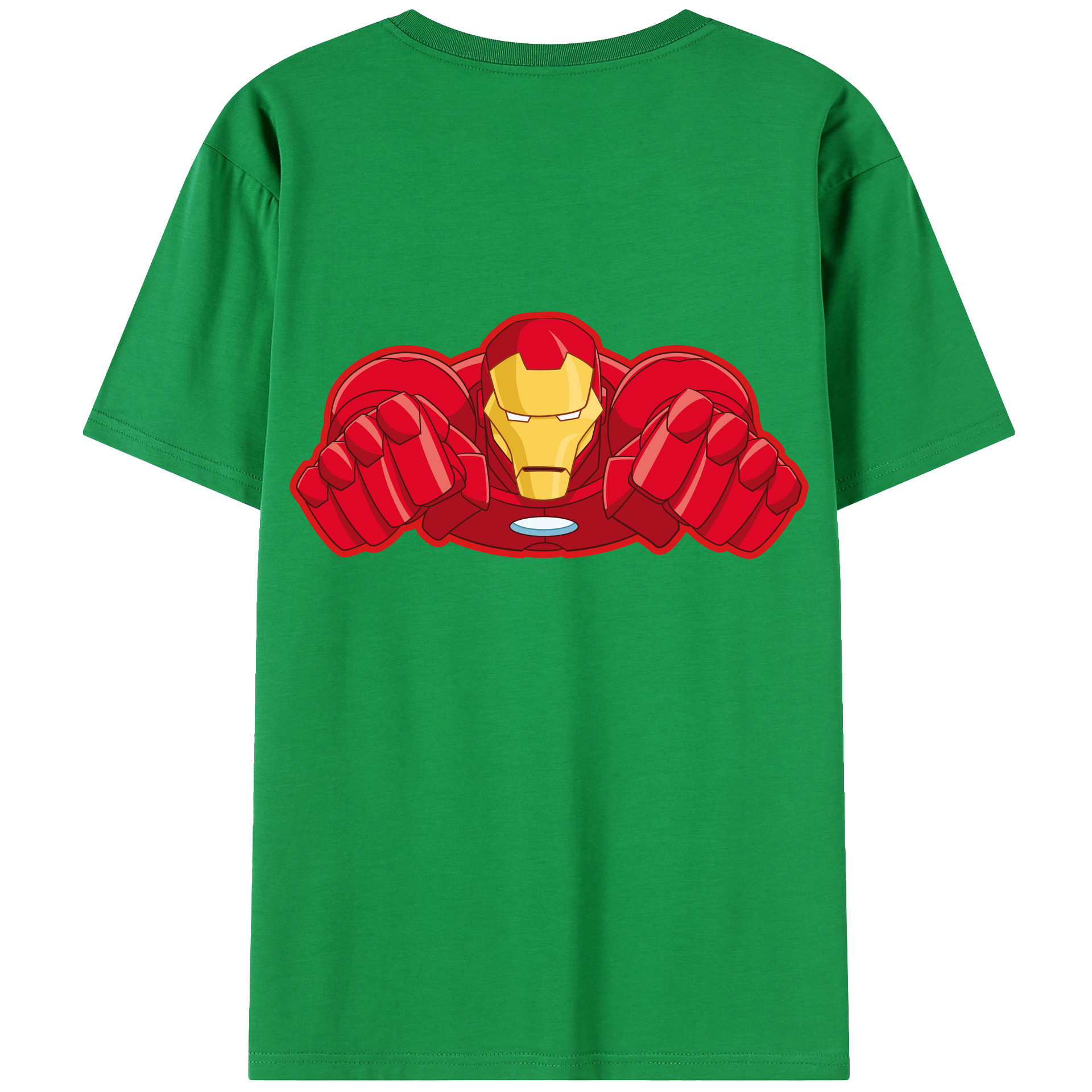 （画像用） アベンジャーズ The Avengers 綿100％ メンズ半袖Tシャツ（バックプリント） 通気性