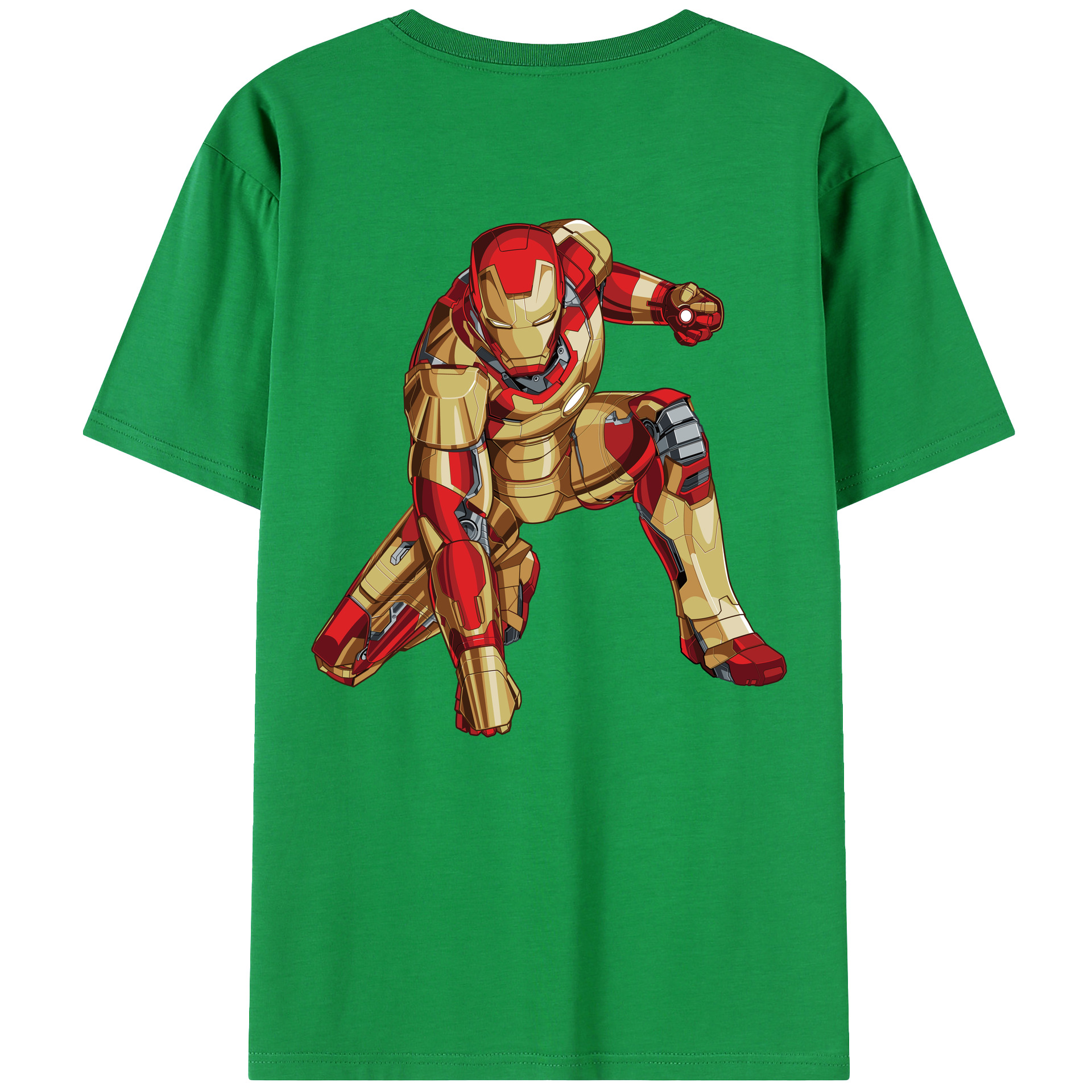（画像用） アベンジャーズ The Avengers 綿100％ メンズ半袖Tシャツ（バックプリント） 通気性