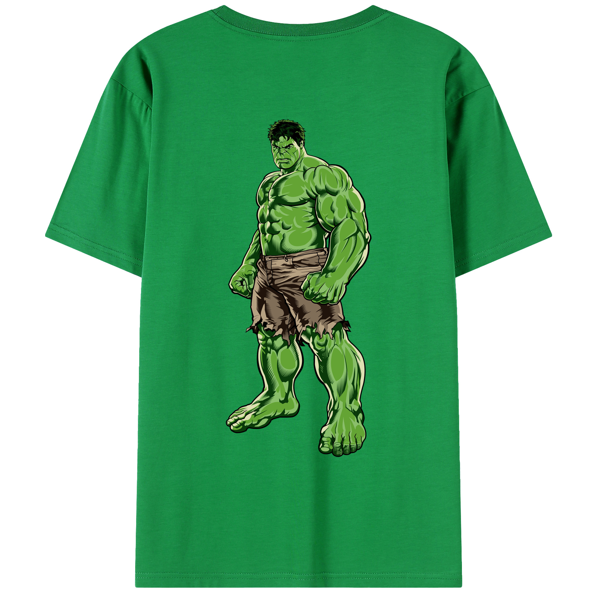 （画像用） アベンジャーズ The Avengers 綿100％ メンズ半袖Tシャツ（バックプリント） 通気性