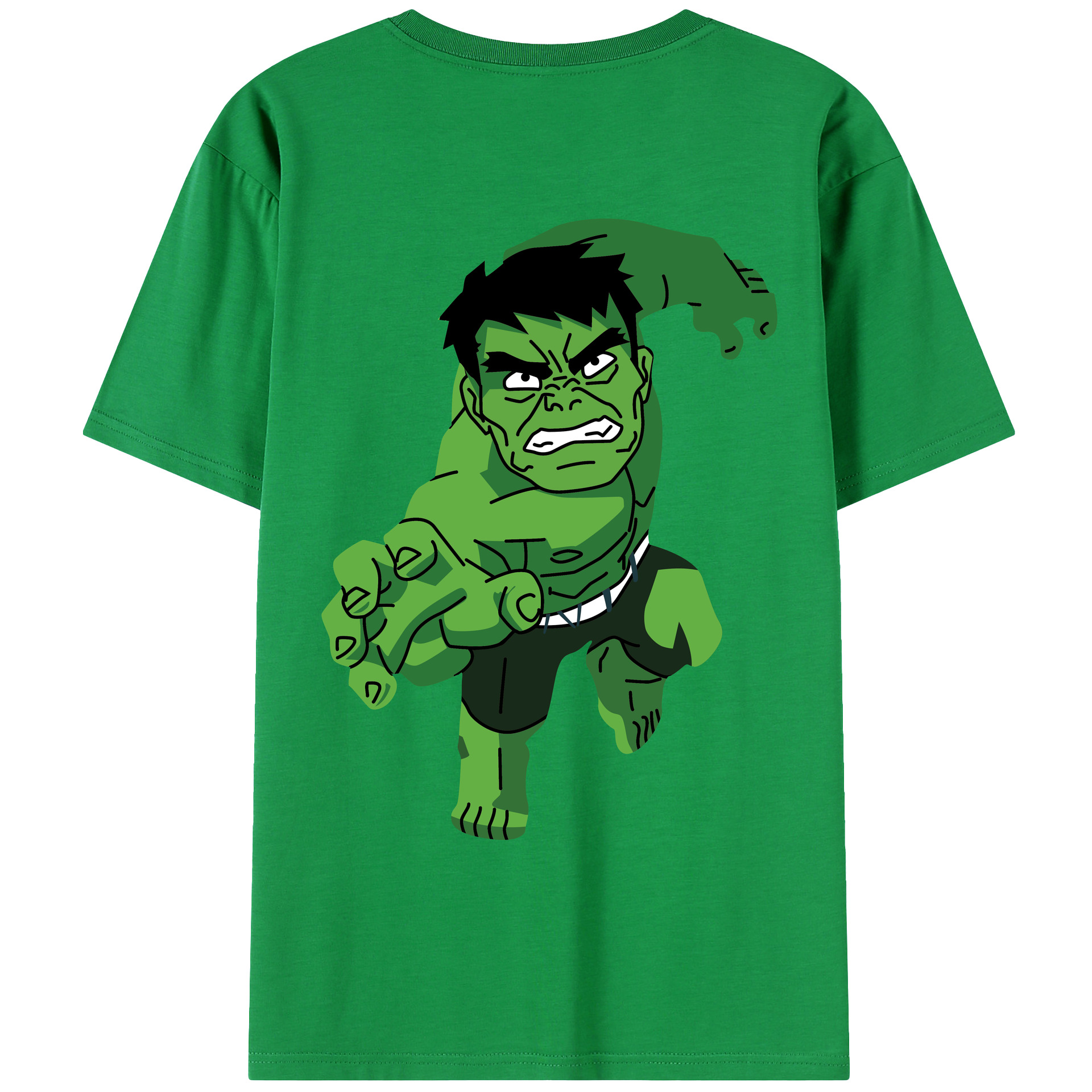 （画像用） アベンジャーズ The Avengers 綿100％ メンズ半袖Tシャツ（バックプリント） 通気性