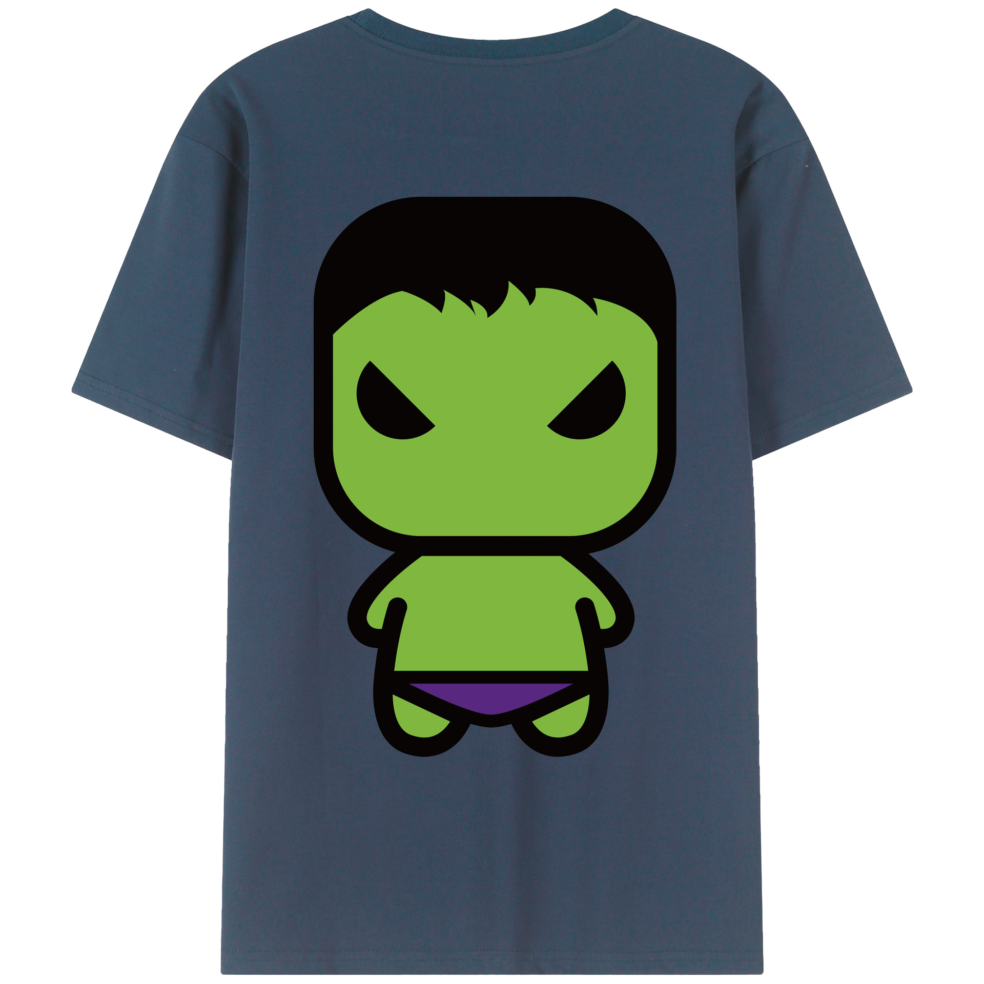 （画像用） アベンジャーズ The Avengers 綿100％ メンズ半袖Tシャツ（バックプリント） 通気性