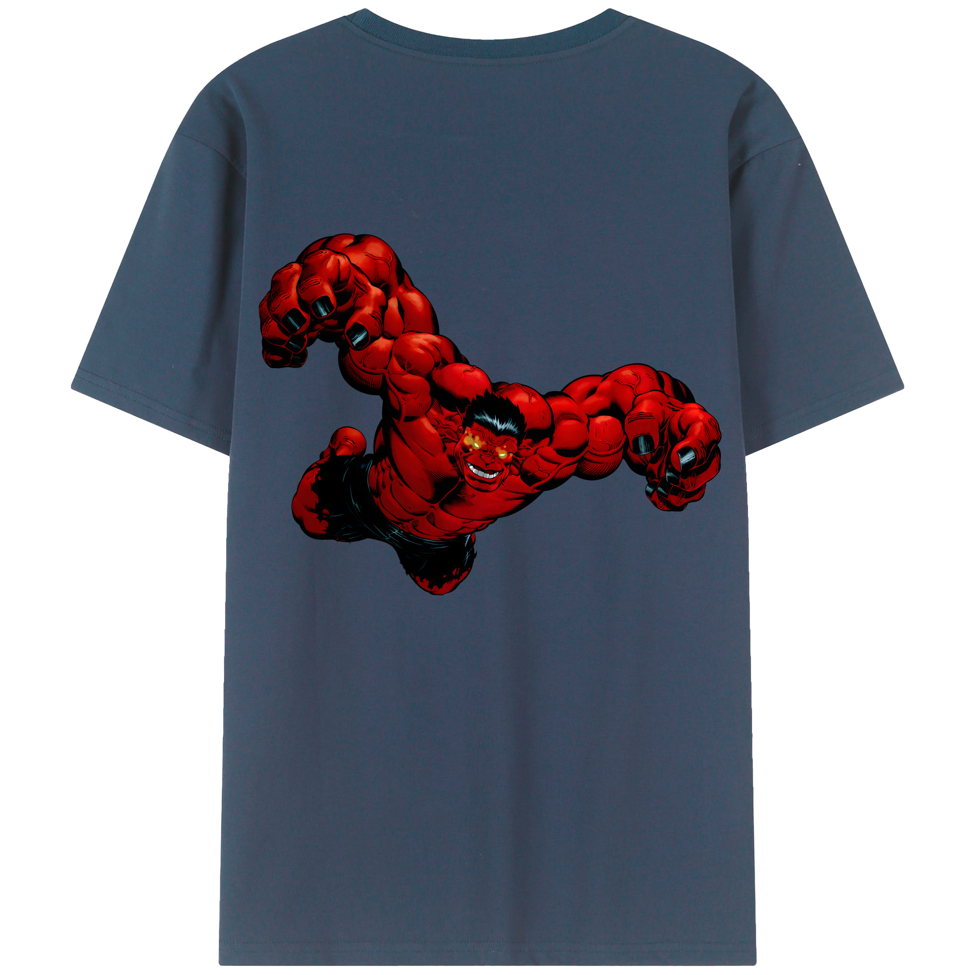 （画像用） アベンジャーズ The Avengers 綿100％ メンズ半袖Tシャツ（バックプリント） 通気性