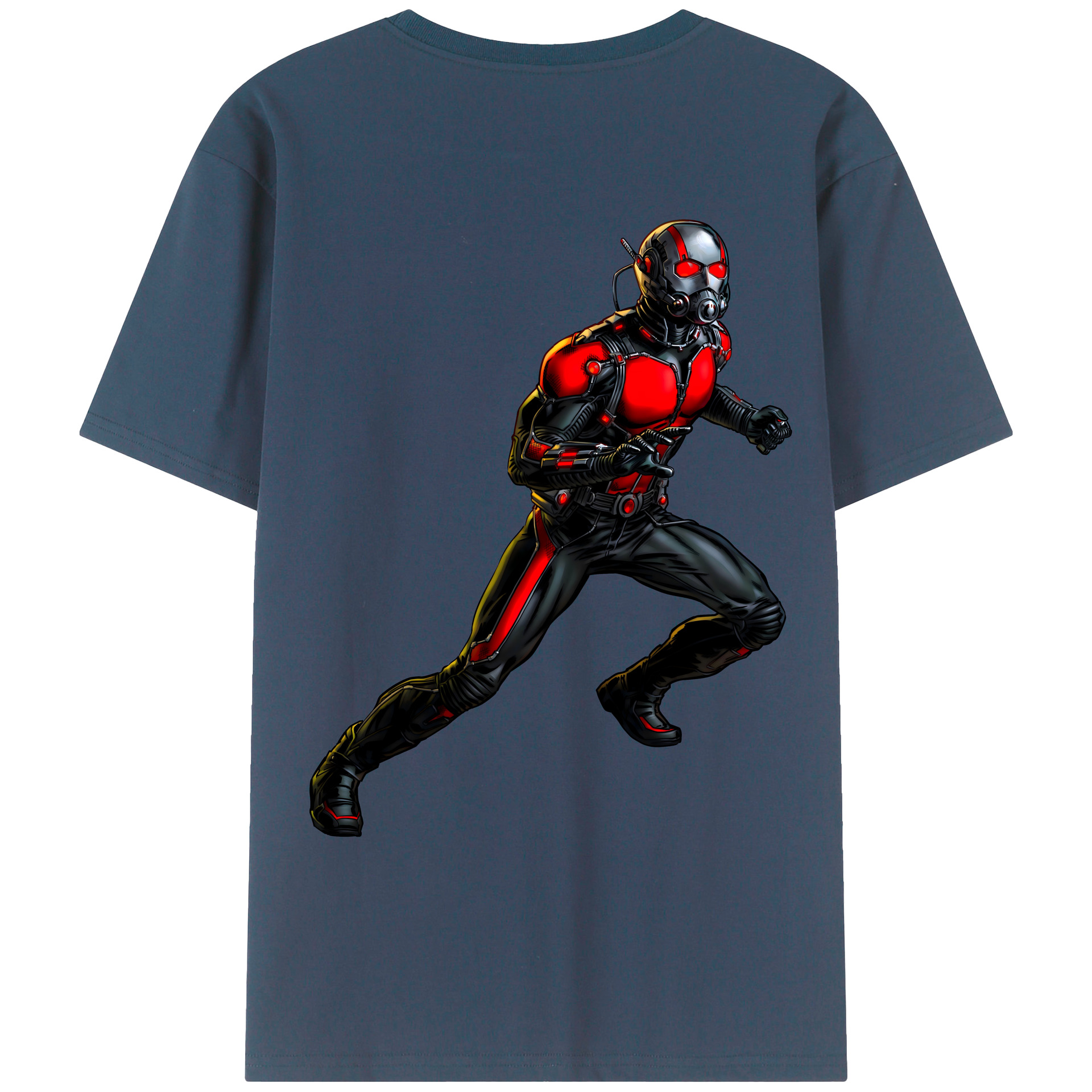 （画像用） アベンジャーズ The Avengers 綿100％ メンズ半袖Tシャツ（バックプリント） 通気性
