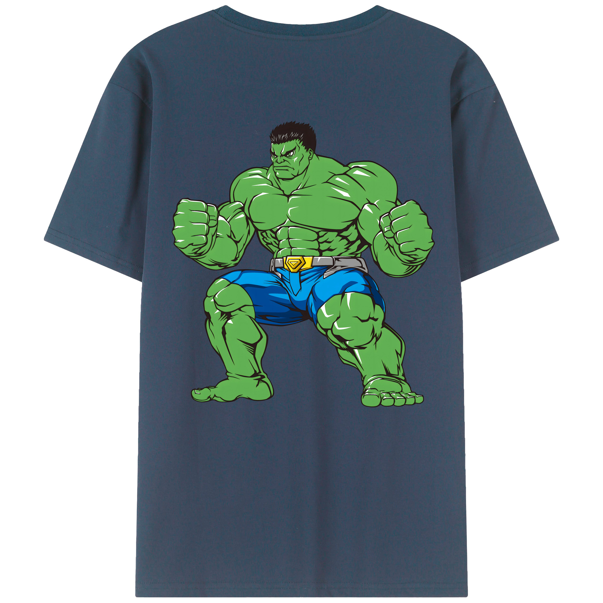 （画像用） アベンジャーズ The Avengers 綿100％ メンズ半袖Tシャツ（バックプリント） 通気性