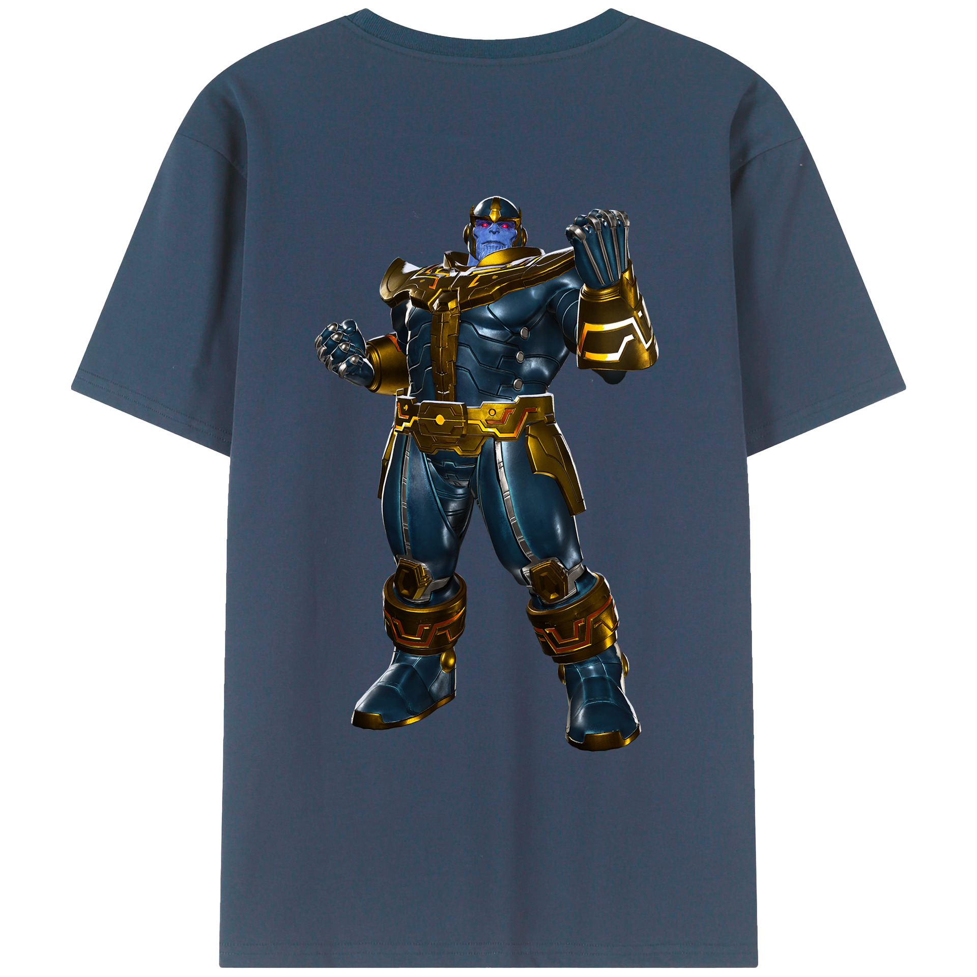 （画像用） アベンジャーズ The Avengers 綿100％ メンズ半袖Tシャツ（バックプリント） 通気性