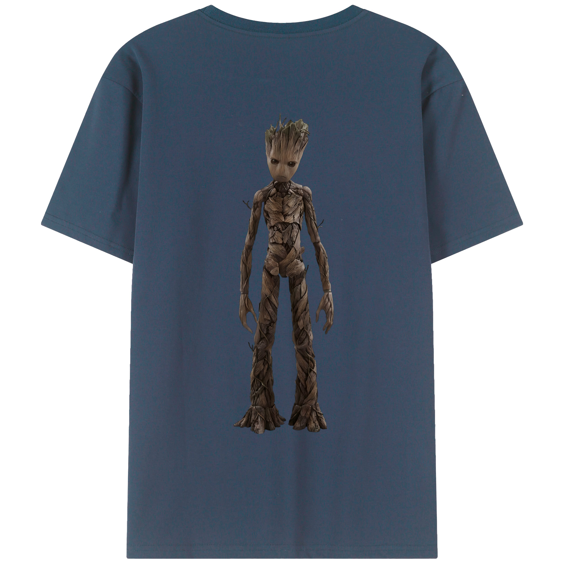 （画像用） アベンジャーズ The Avengers 綿100％ メンズ半袖Tシャツ（バックプリント） 通気性