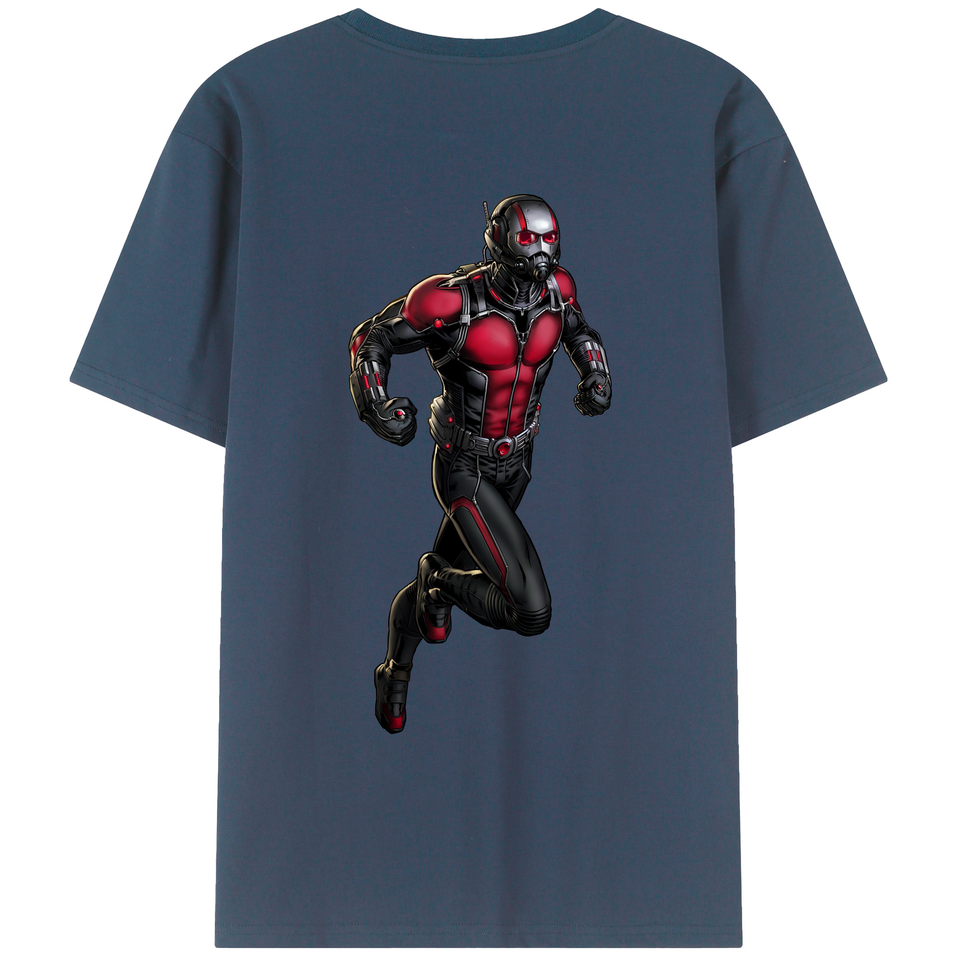 （画像用） アベンジャーズ The Avengers 綿100％ メンズ半袖Tシャツ（バックプリント） 通気性