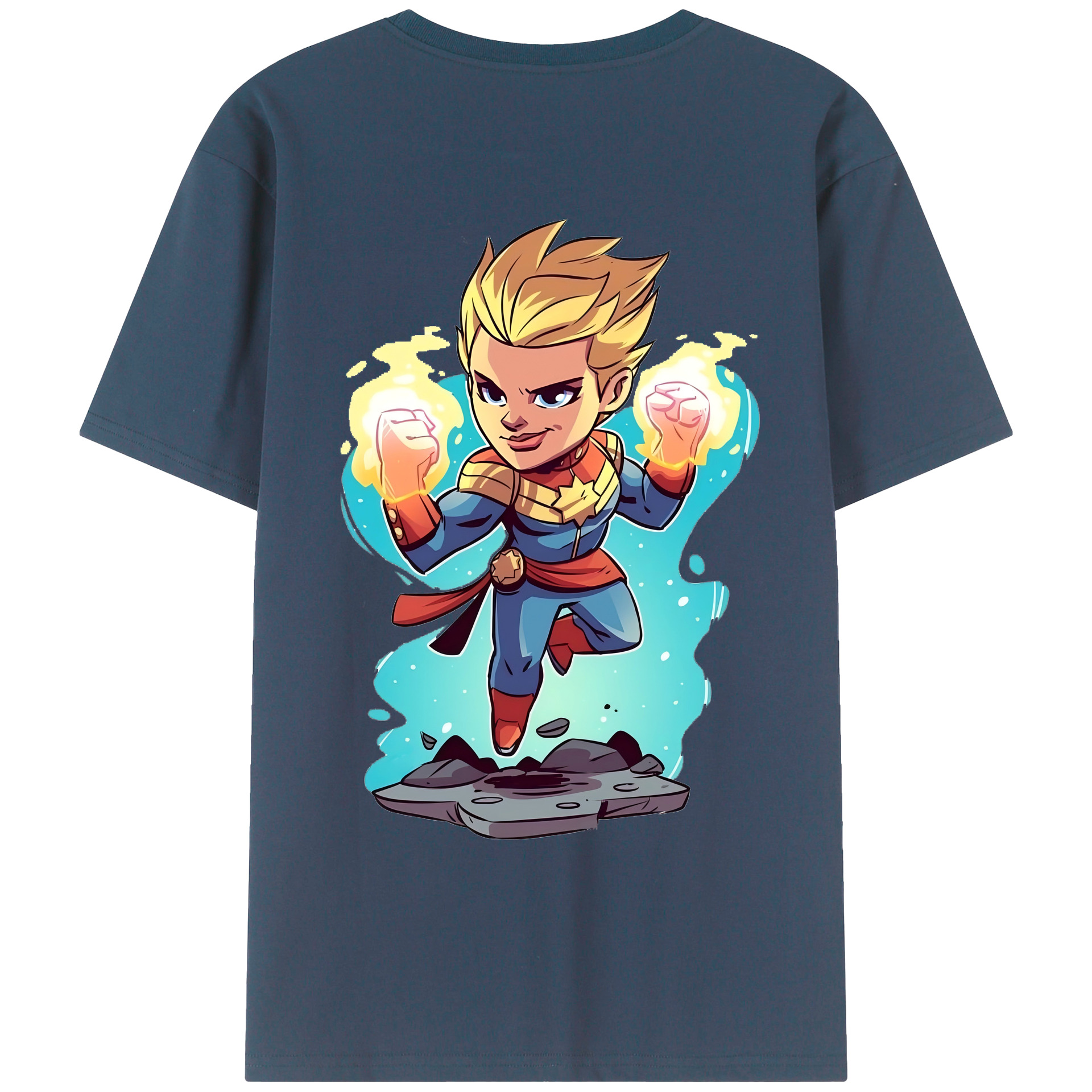 （画像用） アベンジャーズ The Avengers 綿100％ メンズ半袖Tシャツ（バックプリント） 通気性