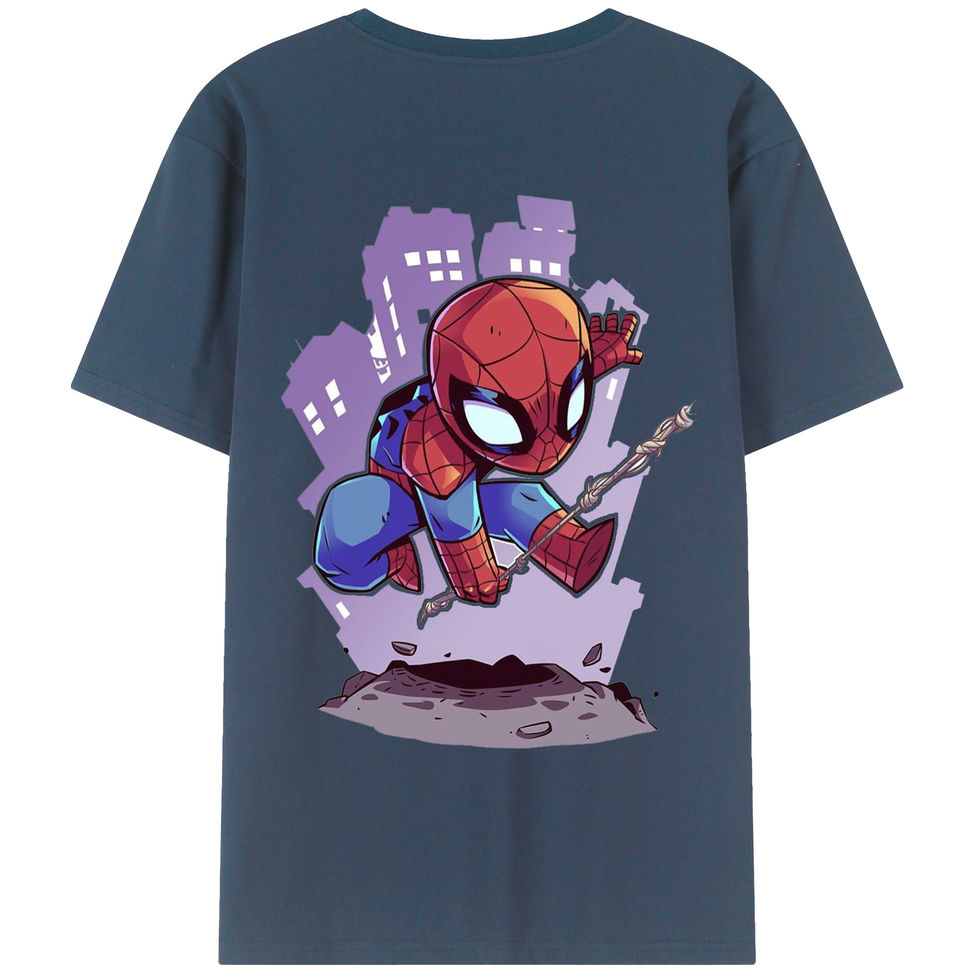 （画像用） アベンジャーズ The Avengers 綿100％ メンズ半袖Tシャツ（バックプリント） 通気性