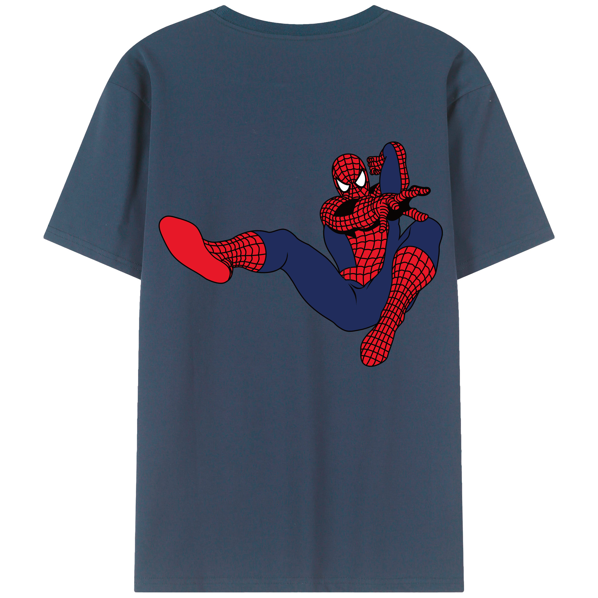 （画像用） アベンジャーズ The Avengers 綿100％ メンズ半袖Tシャツ（バックプリント） 通気性