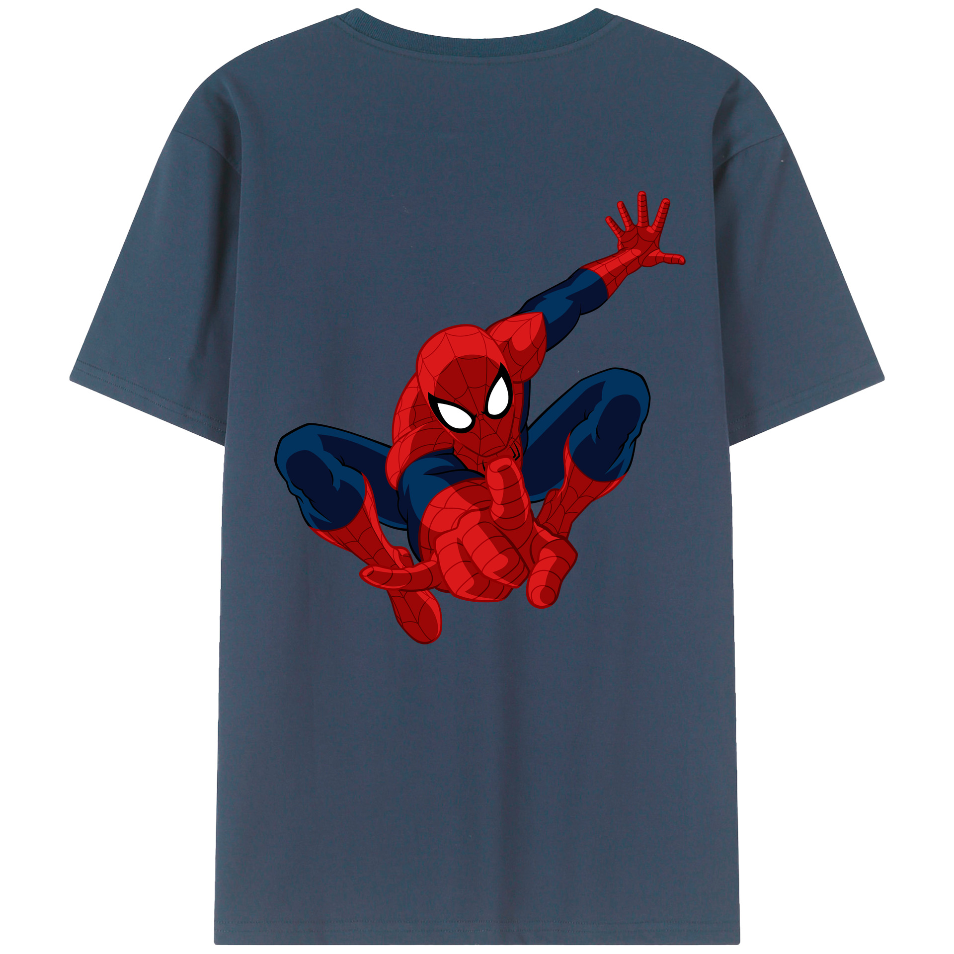 （画像用） アベンジャーズ The Avengers 綿100％ メンズ半袖Tシャツ（バックプリント） 通気性