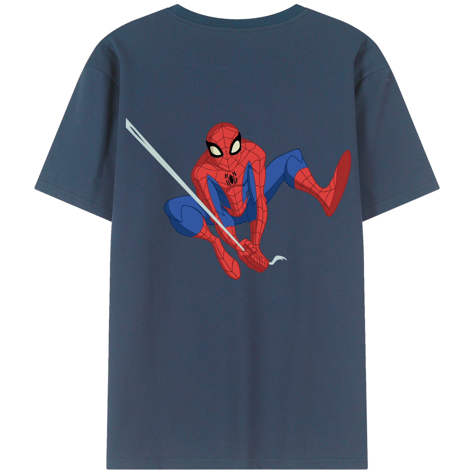 （画像用） アベンジャーズ The Avengers 綿100％ メンズ半袖Tシャツ（バックプリント） 通気性