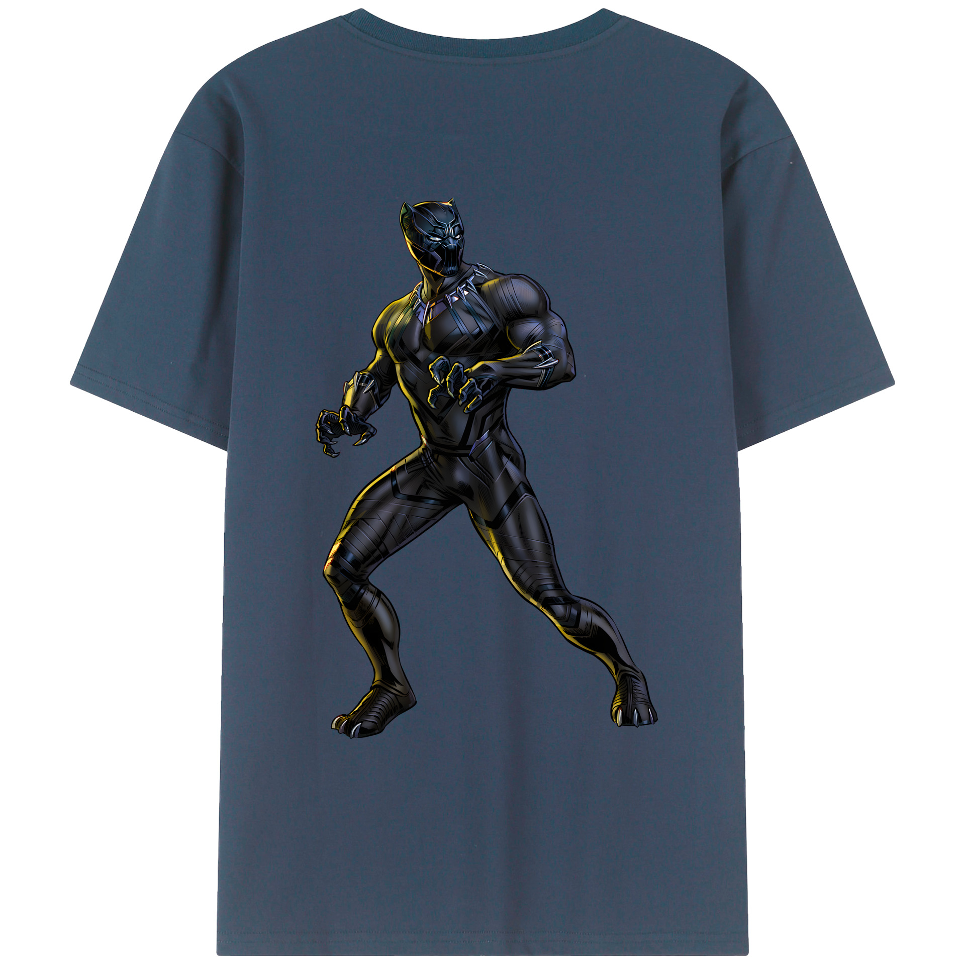 （画像用） アベンジャーズ The Avengers 綿100％ メンズ半袖Tシャツ（バックプリント） 通気性