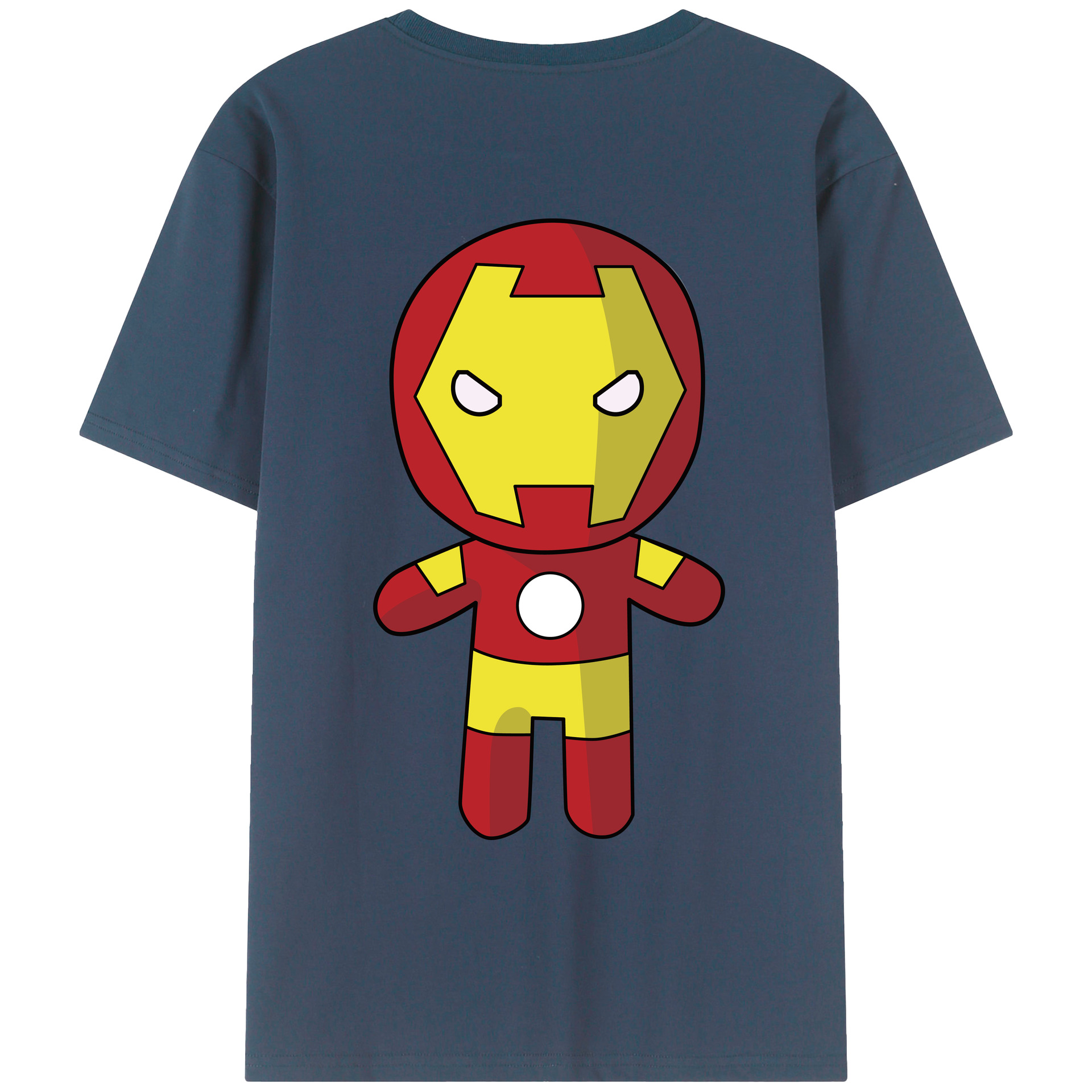 （画像用） アベンジャーズ The Avengers 綿100％ メンズ半袖Tシャツ（バックプリント） 通気性