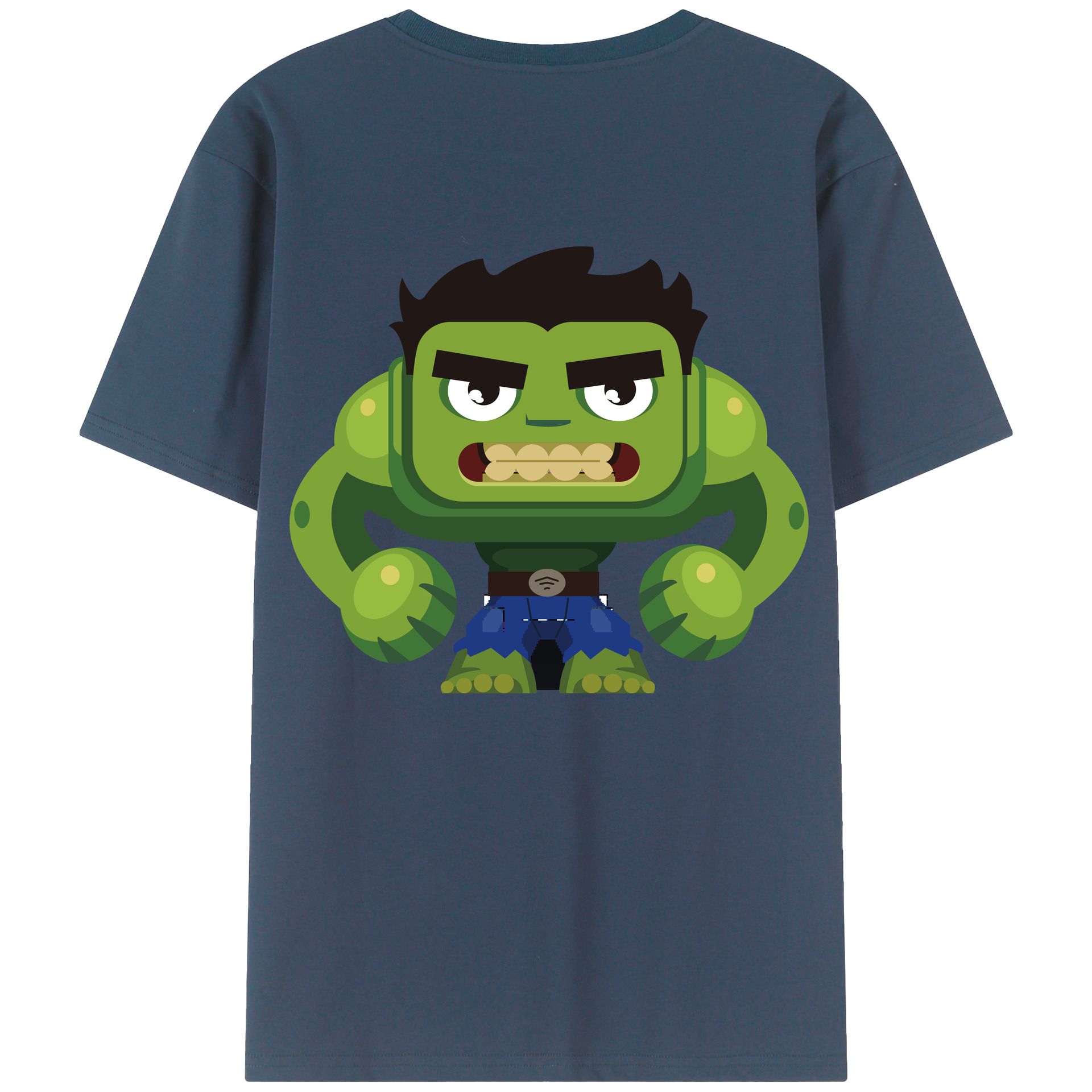 （画像用） アベンジャーズ The Avengers 綿100％ メンズ半袖Tシャツ（バックプリント） 通気性