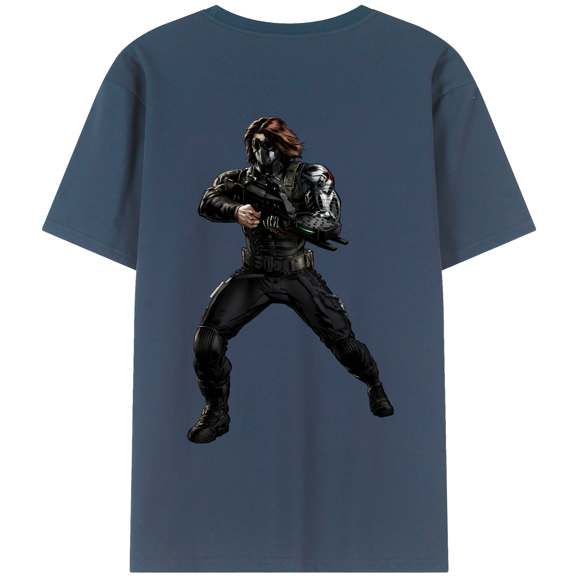 （画像用） アベンジャーズ The Avengers 綿100％ メンズ半袖Tシャツ（バックプリント） 通気性
