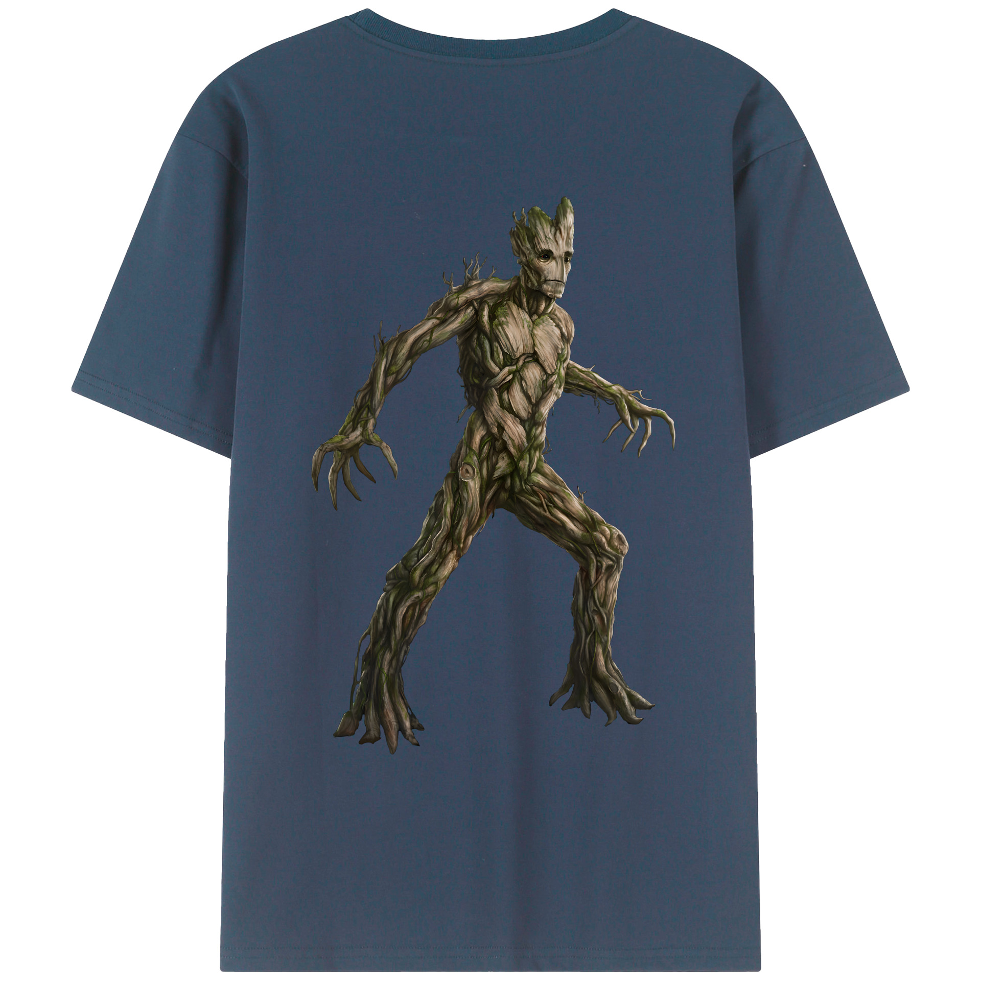 （画像用） アベンジャーズ The Avengers 綿100％ メンズ半袖Tシャツ（バックプリント） 通気性