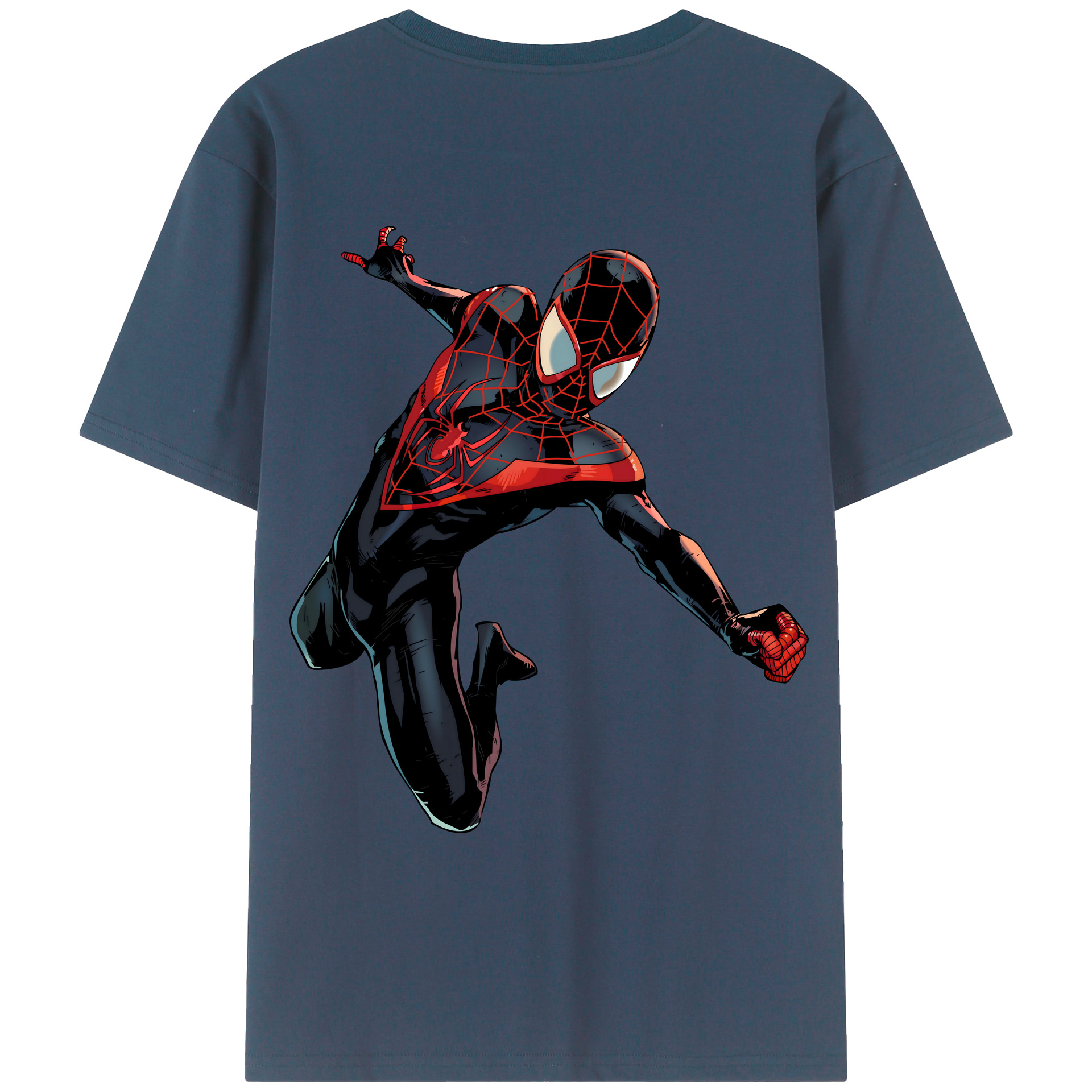 （画像用） アベンジャーズ The Avengers 綿100％ メンズ半袖Tシャツ（バックプリント） 通気性
