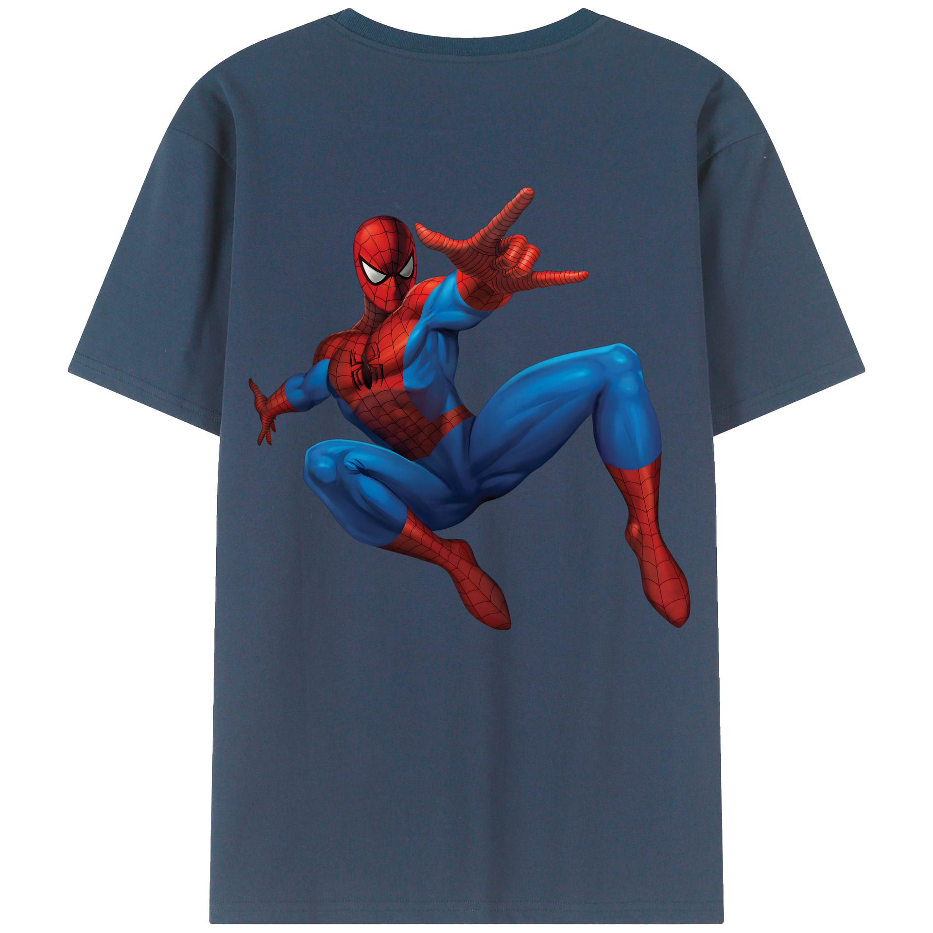（画像用） アベンジャーズ The Avengers 綿100％ メンズ半袖Tシャツ（バックプリント） 通気性