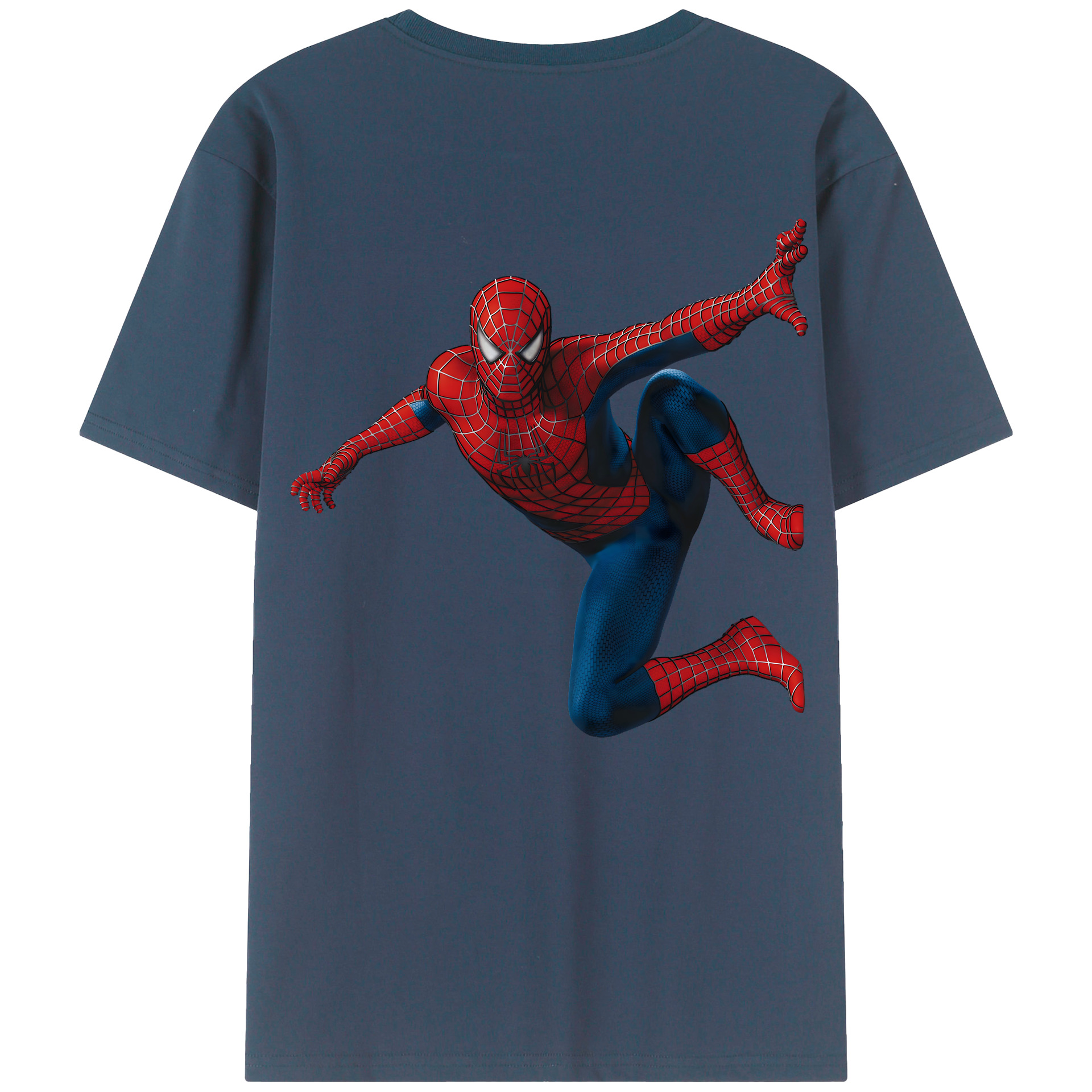 （画像用） アベンジャーズ The Avengers 綿100％ メンズ半袖Tシャツ（バックプリント） 通気性
