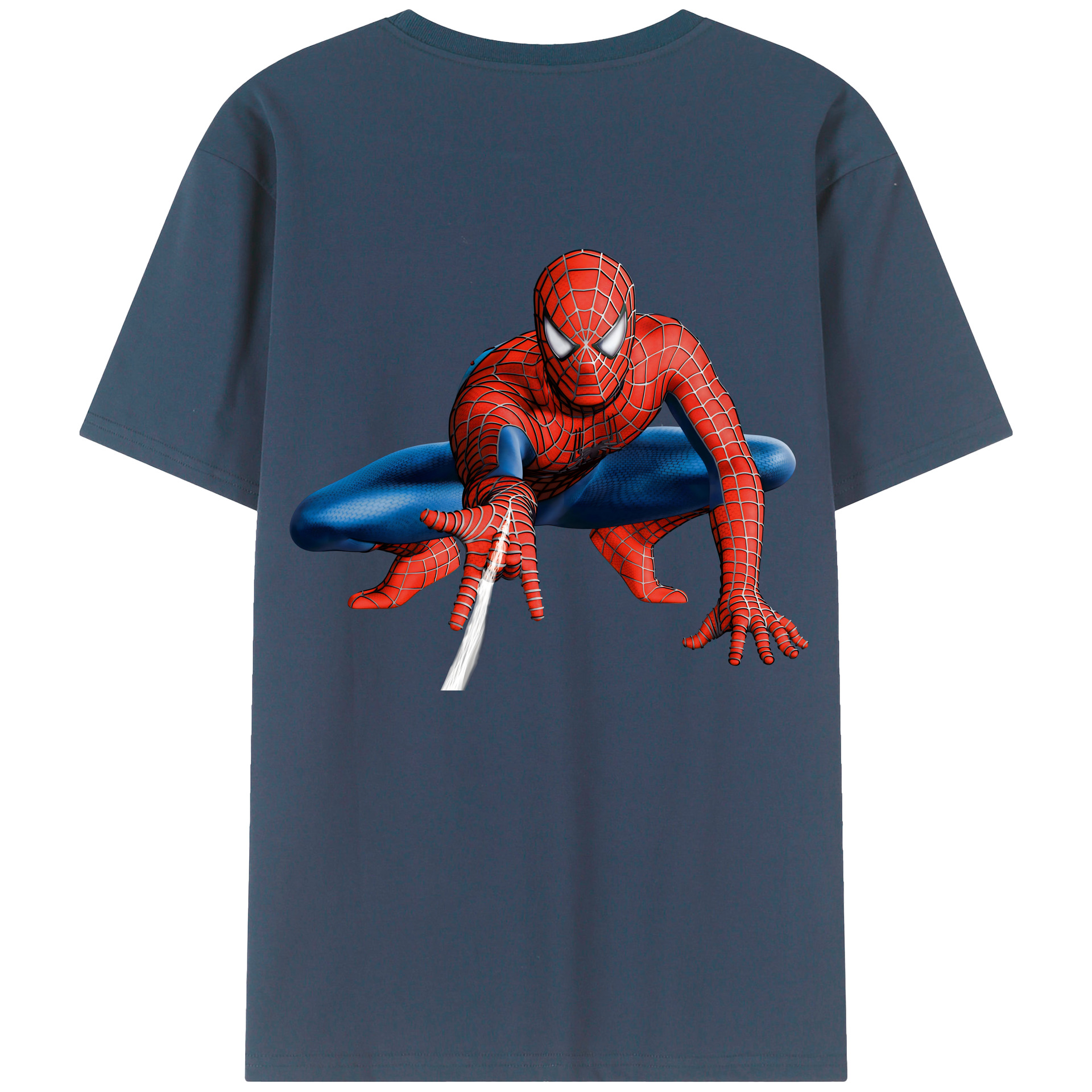 （画像用） アベンジャーズ The Avengers 綿100％ メンズ半袖Tシャツ（バックプリント） 通気性