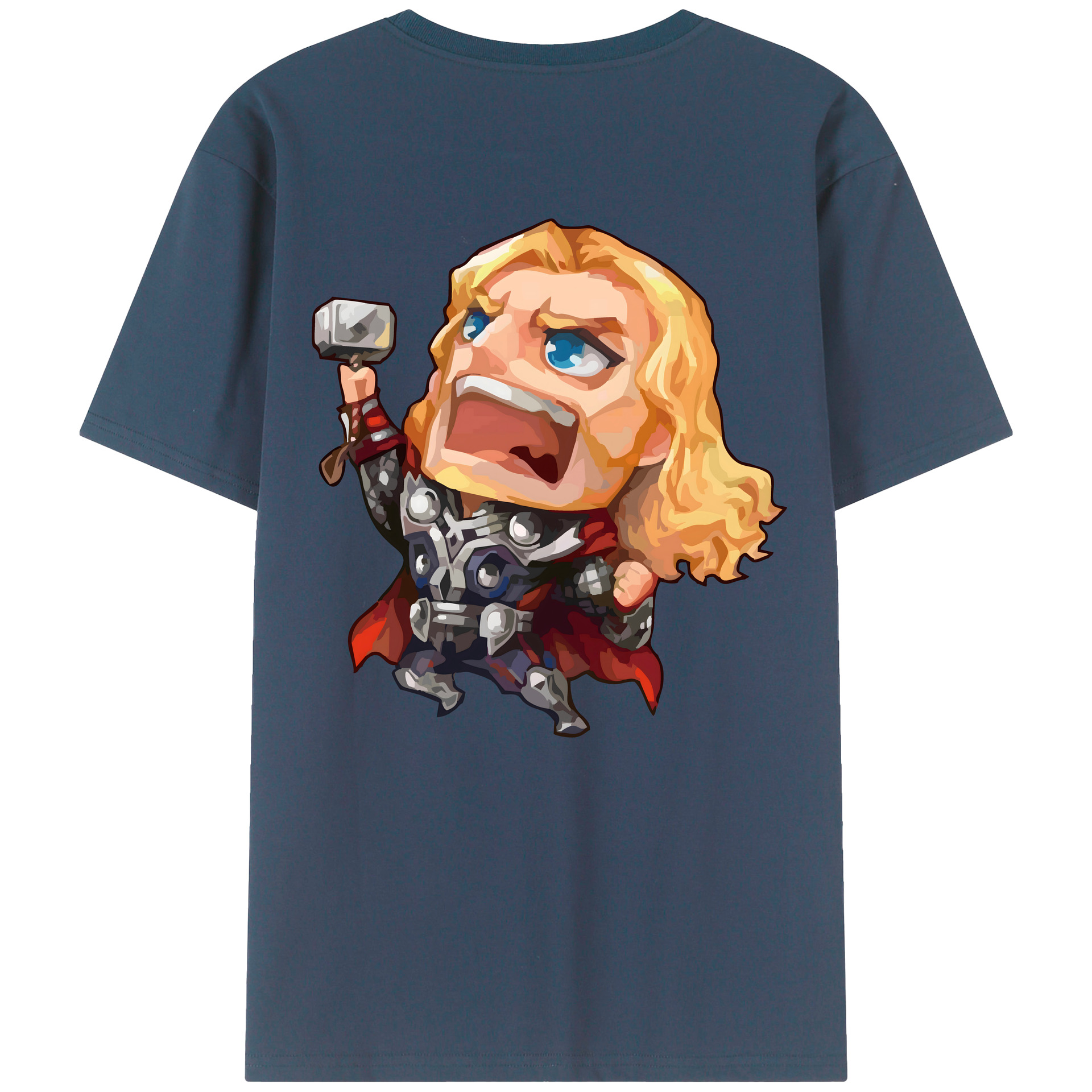 （画像用） アベンジャーズ The Avengers 綿100％ メンズ半袖Tシャツ（バックプリント） 通気性