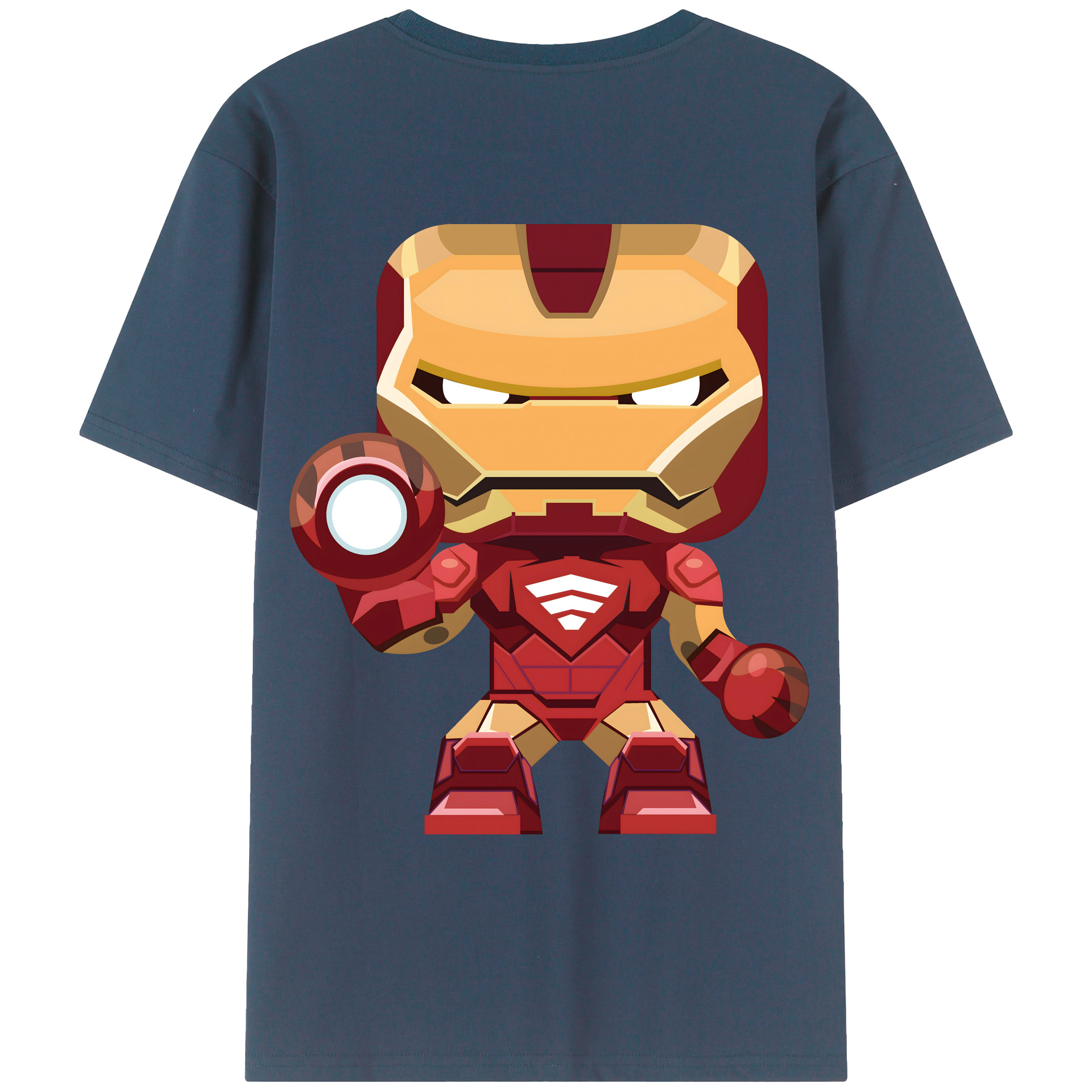 （画像用） アベンジャーズ The Avengers 綿100％ メンズ半袖Tシャツ（バックプリント） 通気性