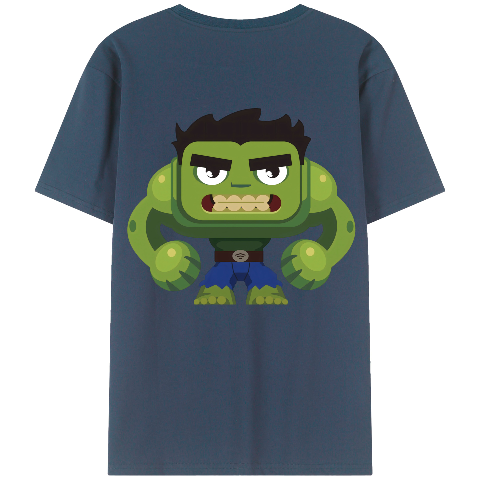 （画像用） アベンジャーズ The Avengers 綿100％ メンズ半袖Tシャツ（バックプリント） 通気性