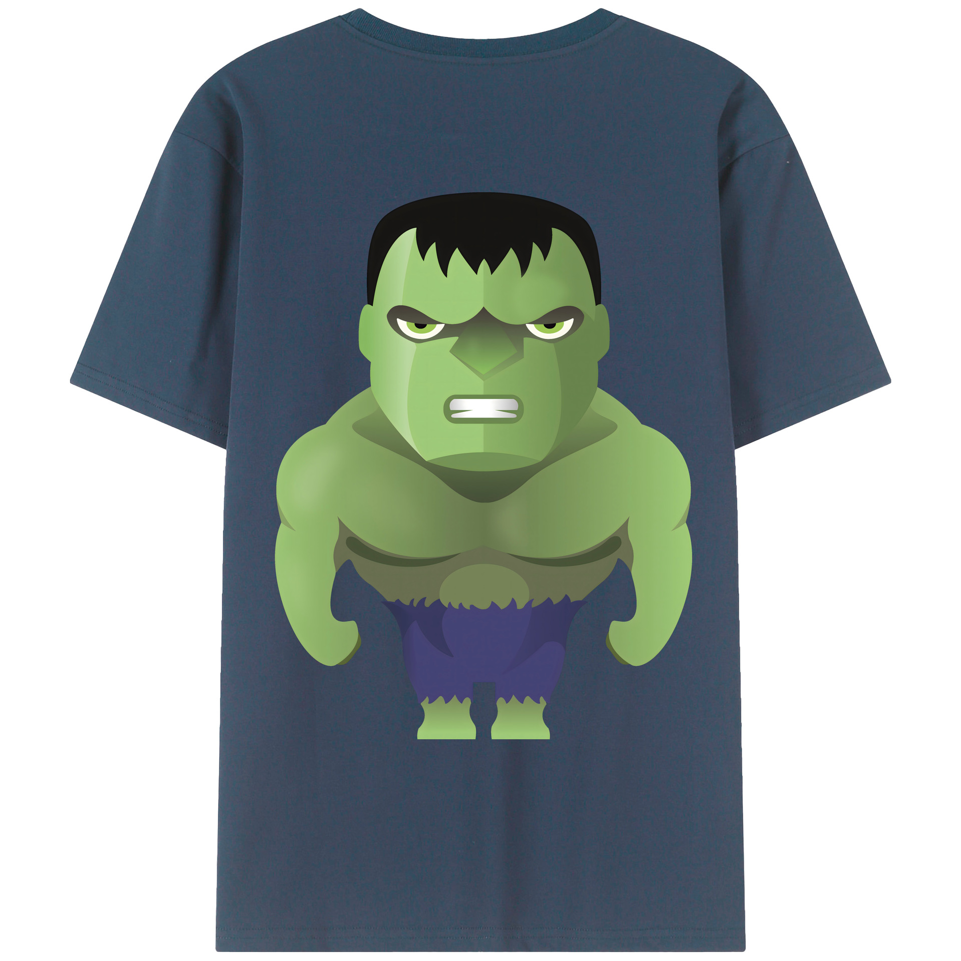 （画像用） アベンジャーズ The Avengers 綿100％ メンズ半袖Tシャツ（バックプリント） 通気性