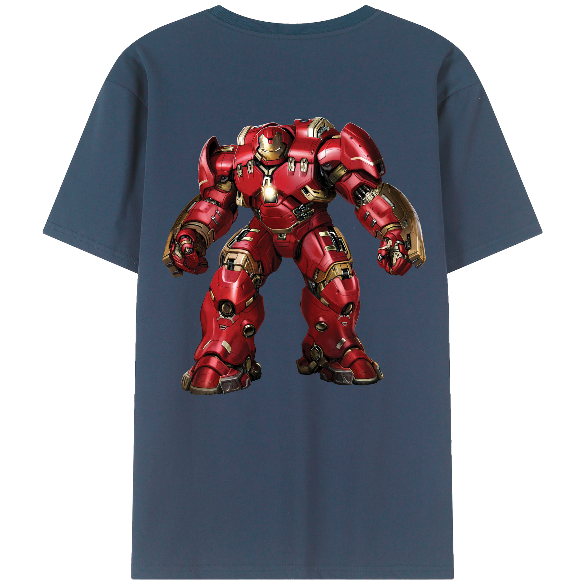（画像用） アベンジャーズ The Avengers 綿100％ メンズ半袖Tシャツ（バックプリント） 通気性