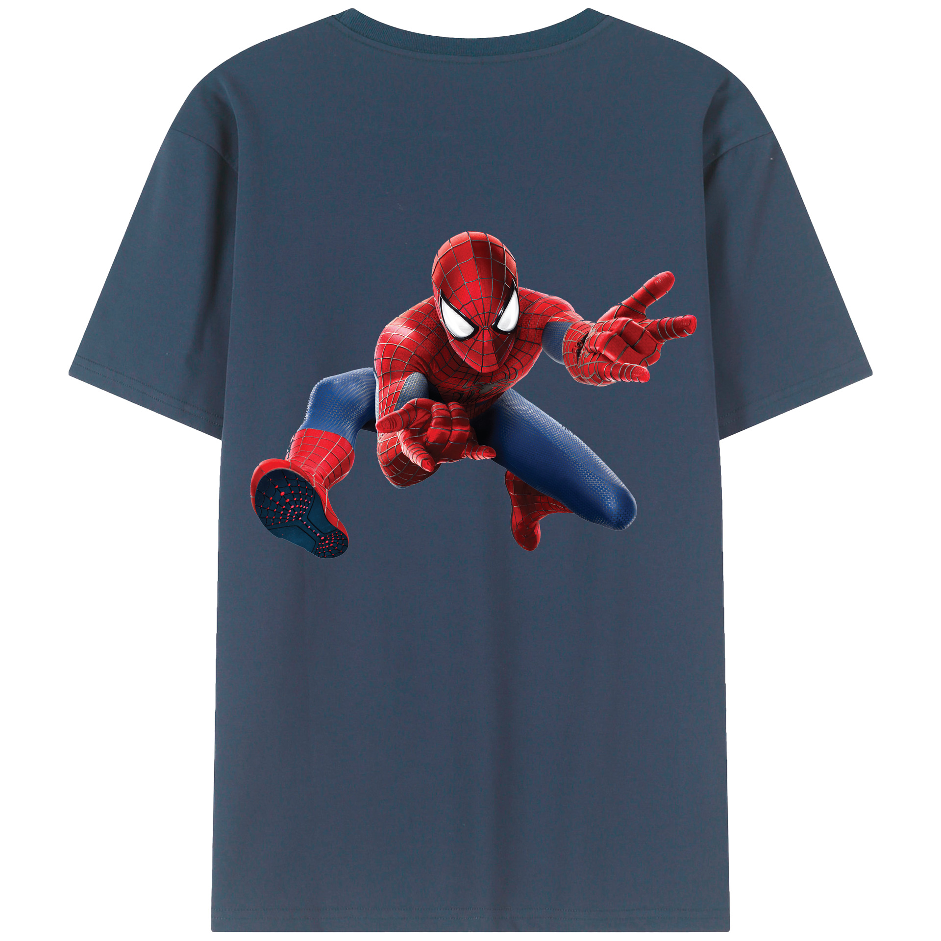 （画像用） アベンジャーズ The Avengers 綿100％ メンズ半袖Tシャツ（バックプリント） 通気性