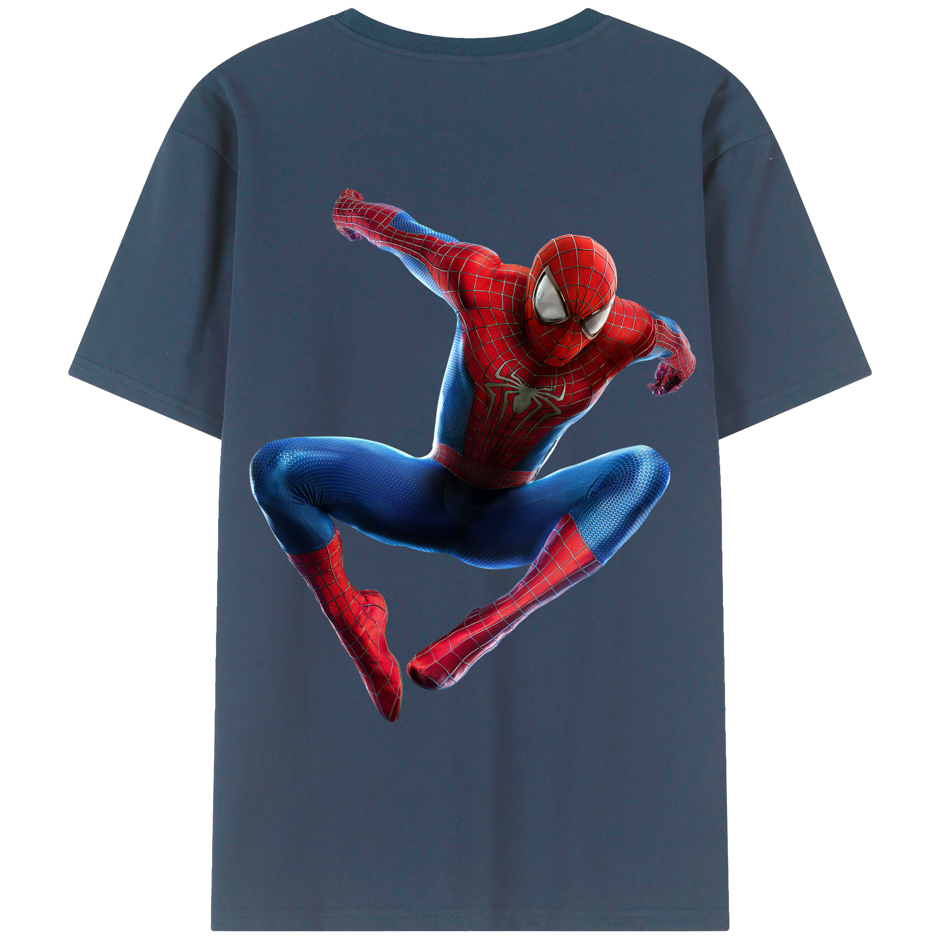 （画像用） アベンジャーズ The Avengers 綿100％ メンズ半袖Tシャツ（バックプリント） 通気性