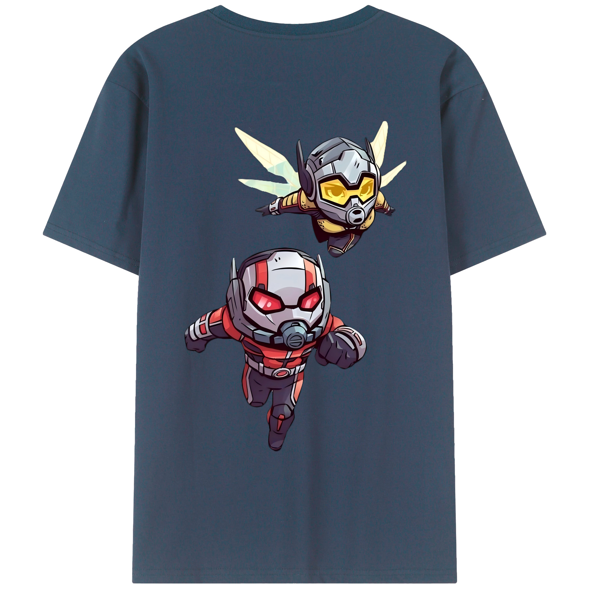 （画像用） アベンジャーズ The Avengers 綿100％ メンズ半袖Tシャツ（バックプリント） 通気性