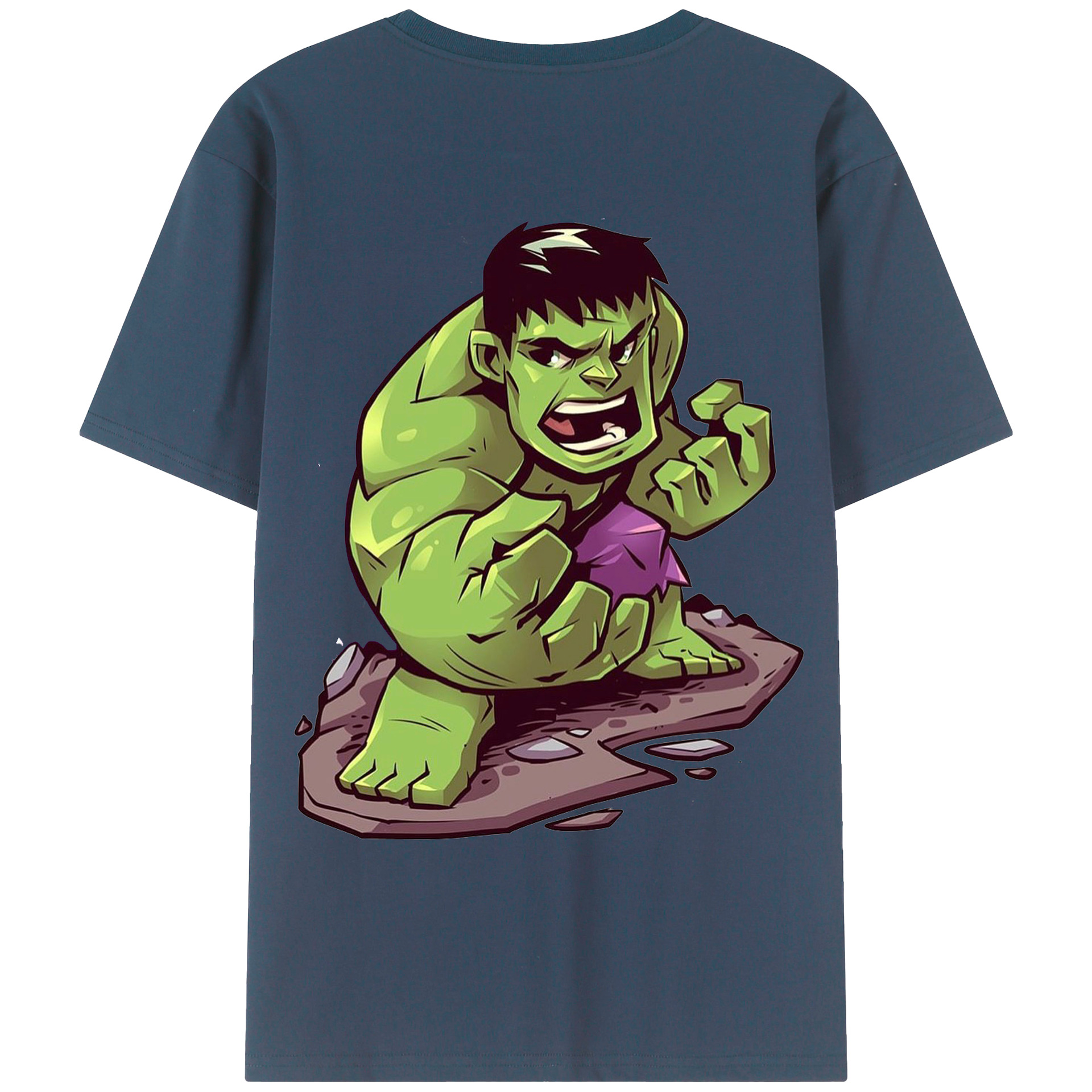 （画像用） アベンジャーズ The Avengers 綿100％ メンズ半袖Tシャツ（バックプリント） 通気性